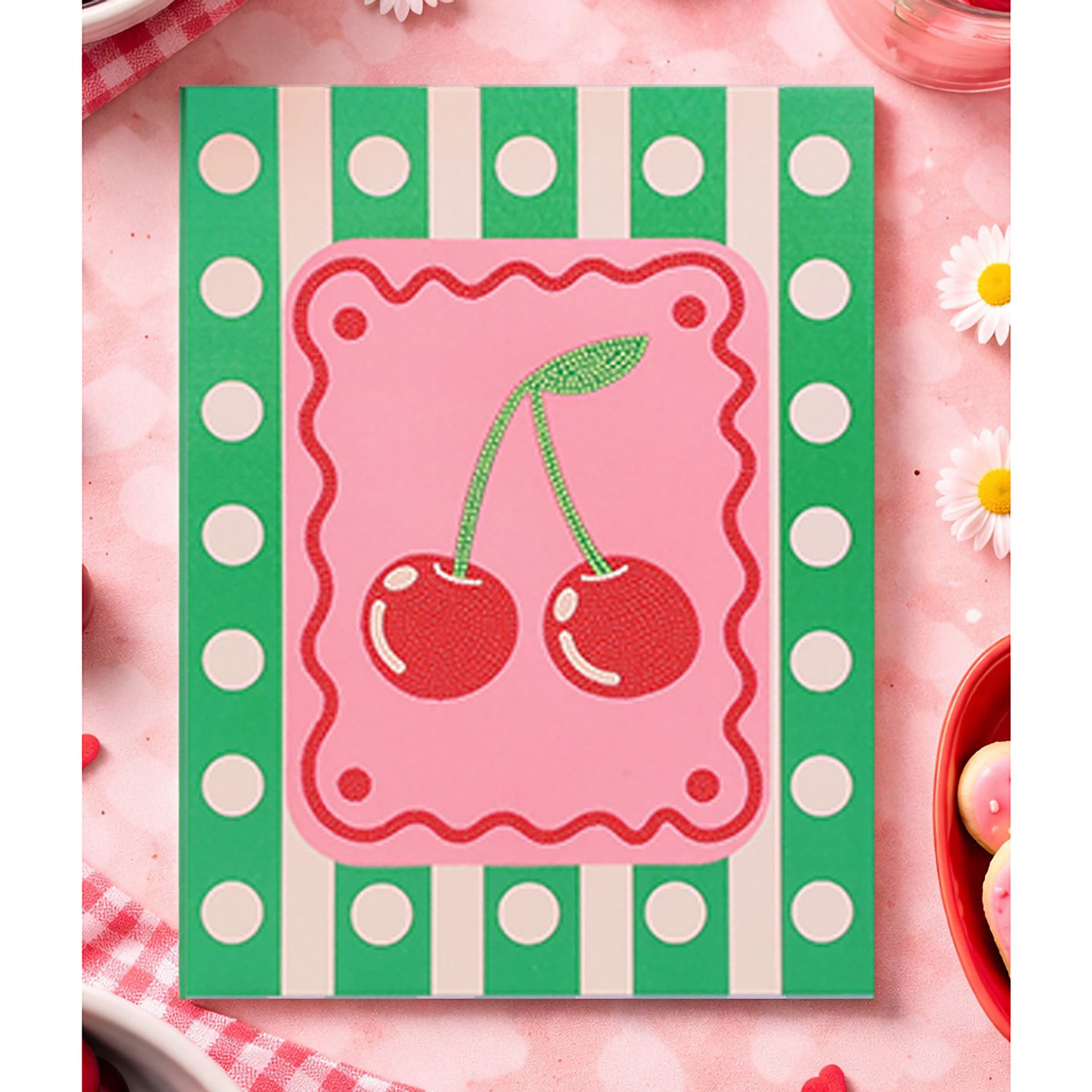 Apples To Pears Diamond Art Canvas Craft Set - Cherries