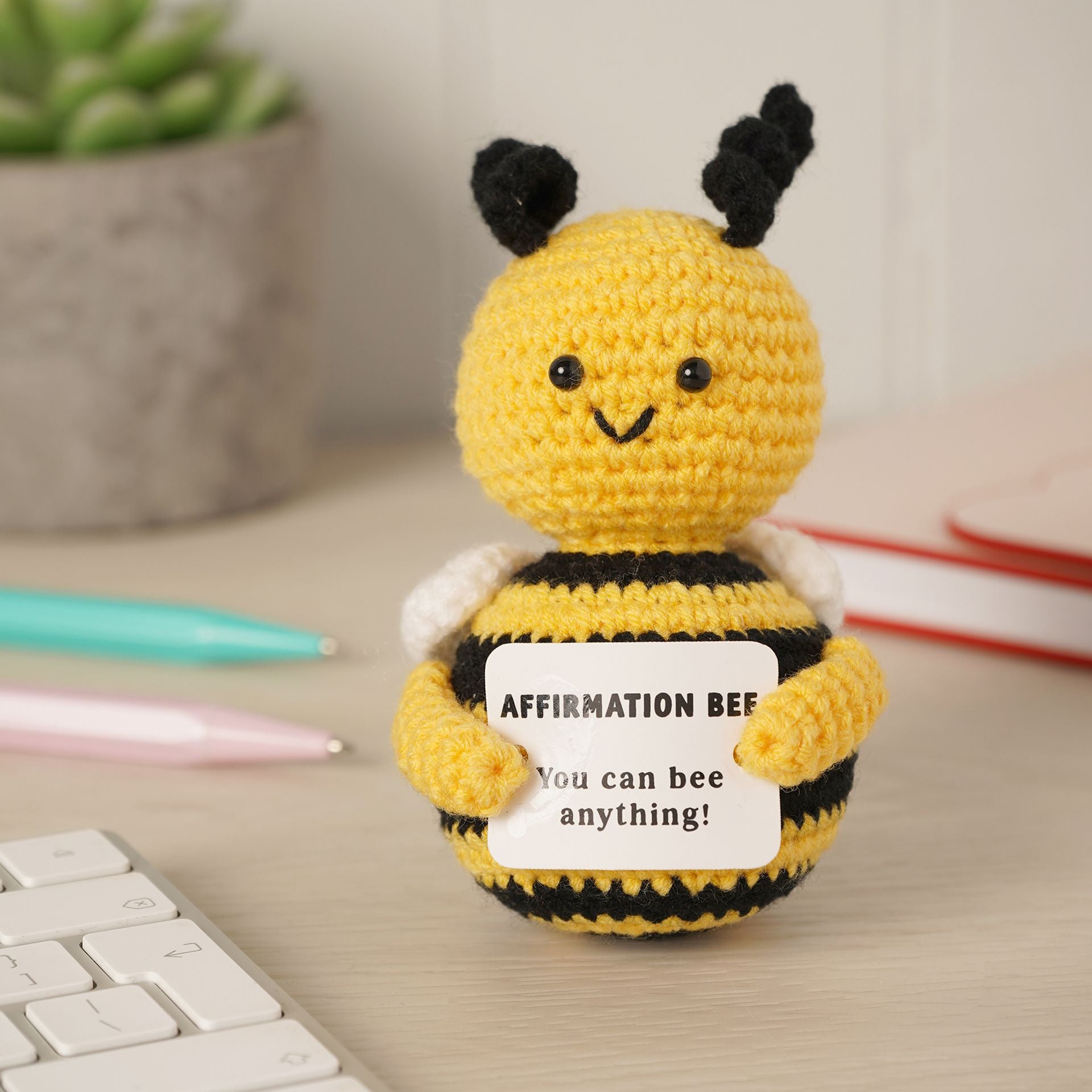 Apples To Pears Positivity Crochet Set - Bee