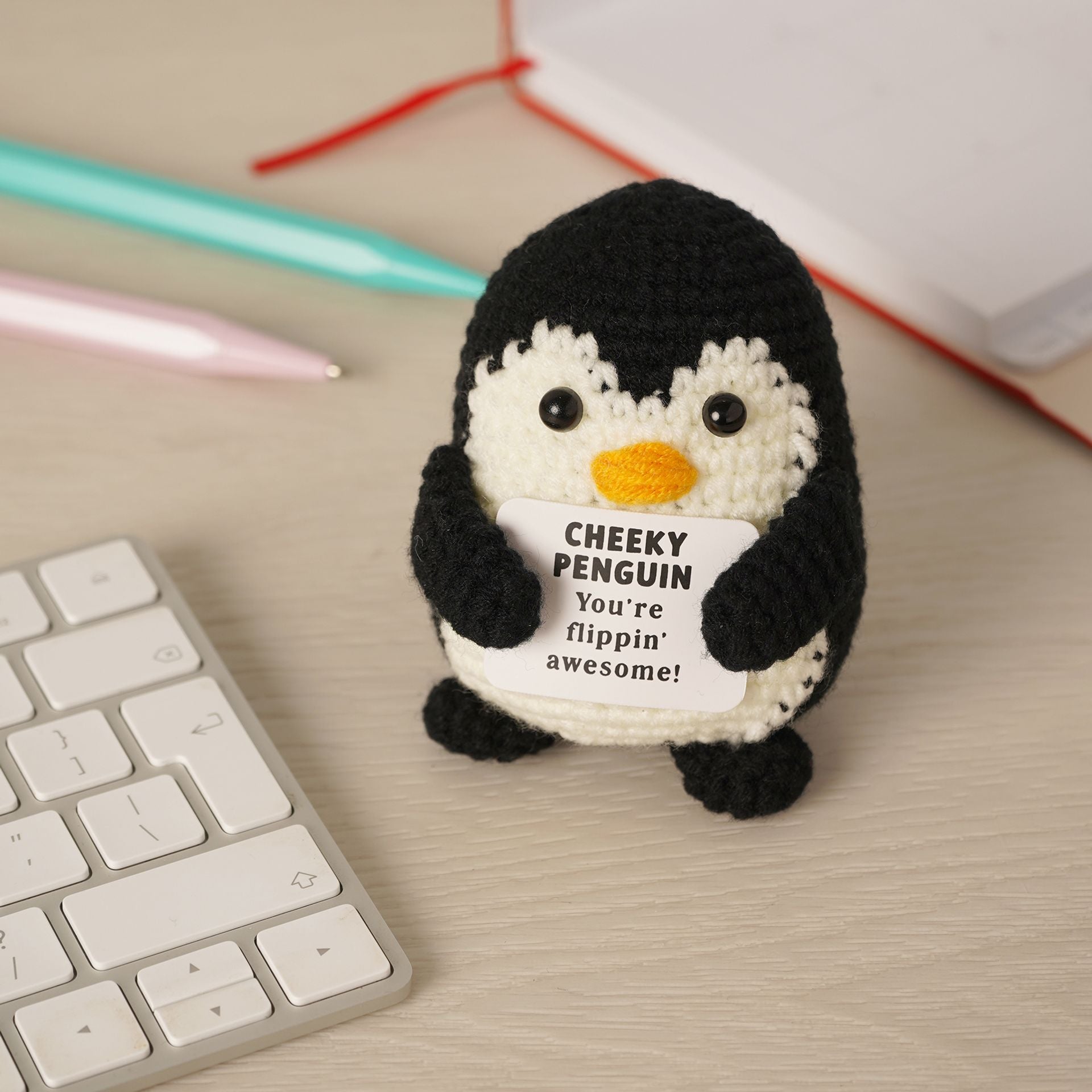 Apples To Pears Positivity Crochet Set - Penguin