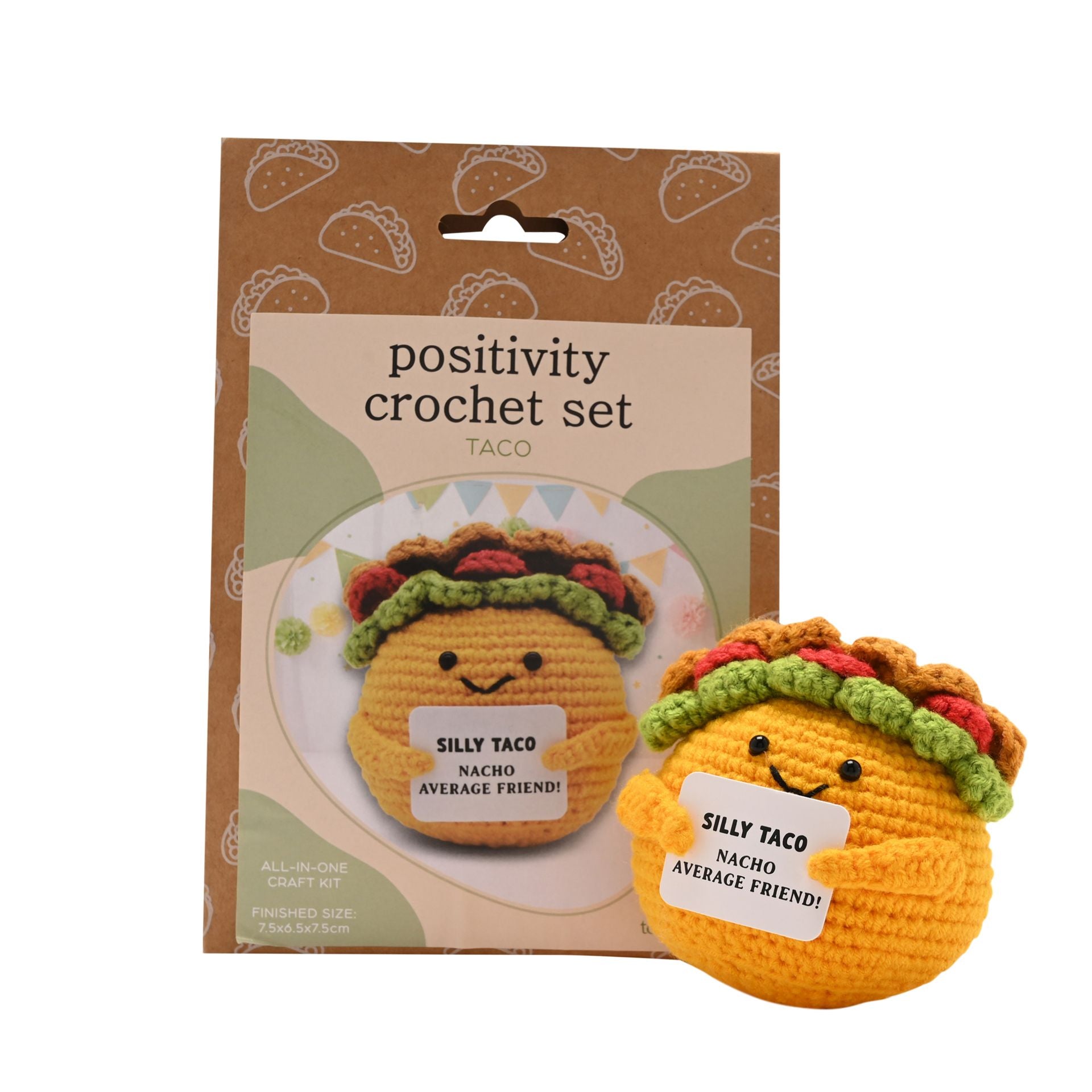 Apples To Pears Positivity Crochet Set - Taco
