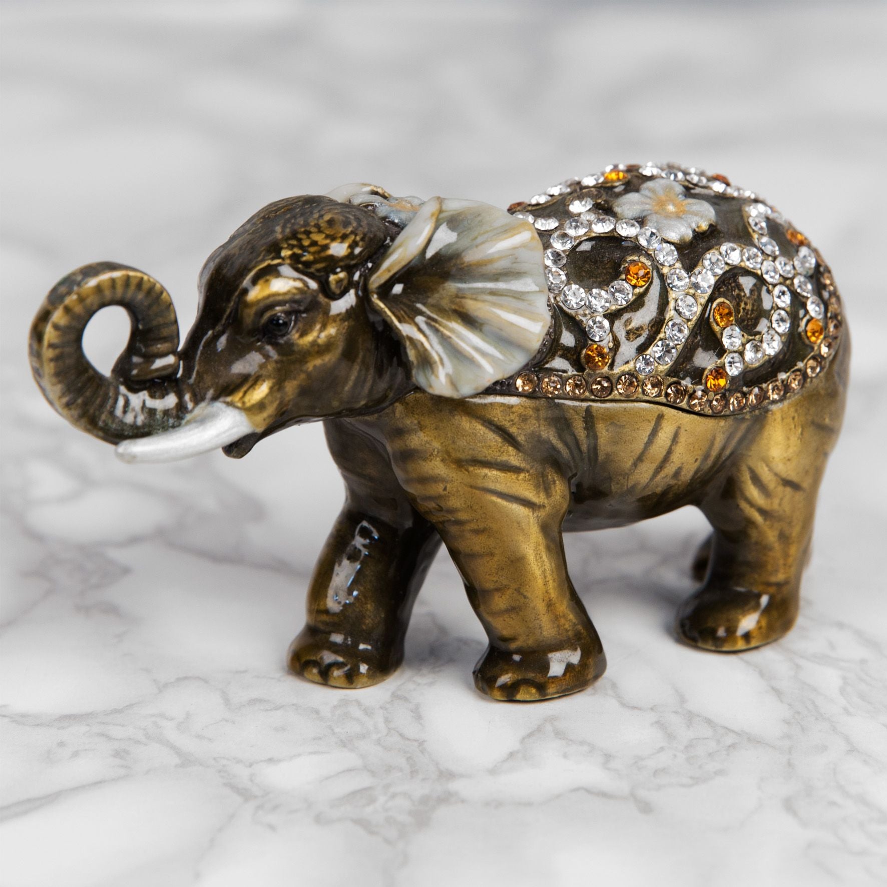 Treasured Trinkets - Elephant curled Trunk