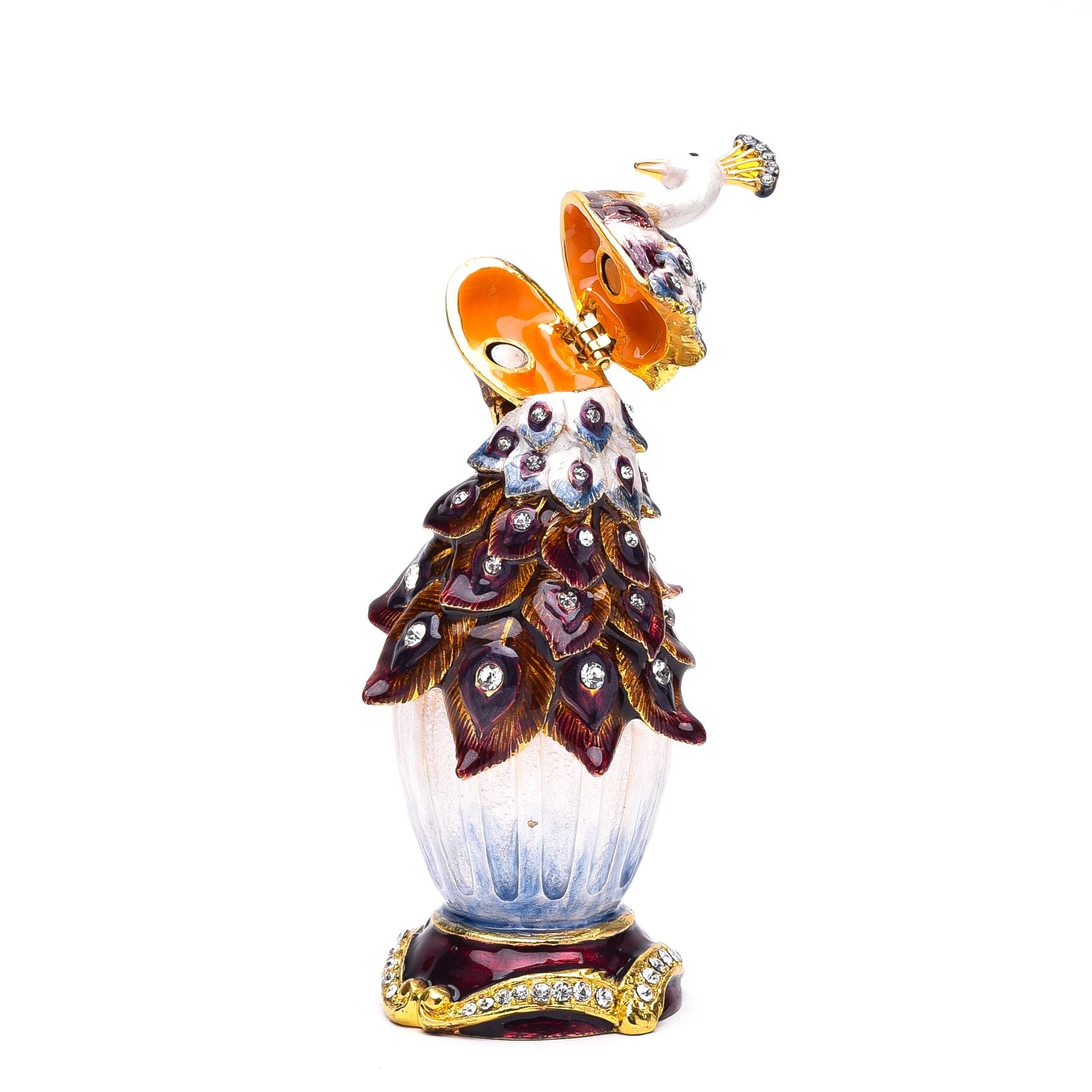 Treasured Trinkets - Peacock on Vase