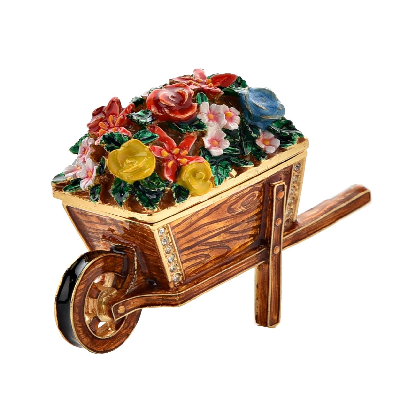 Treasured Trinkets - Flower Wheelbarrow