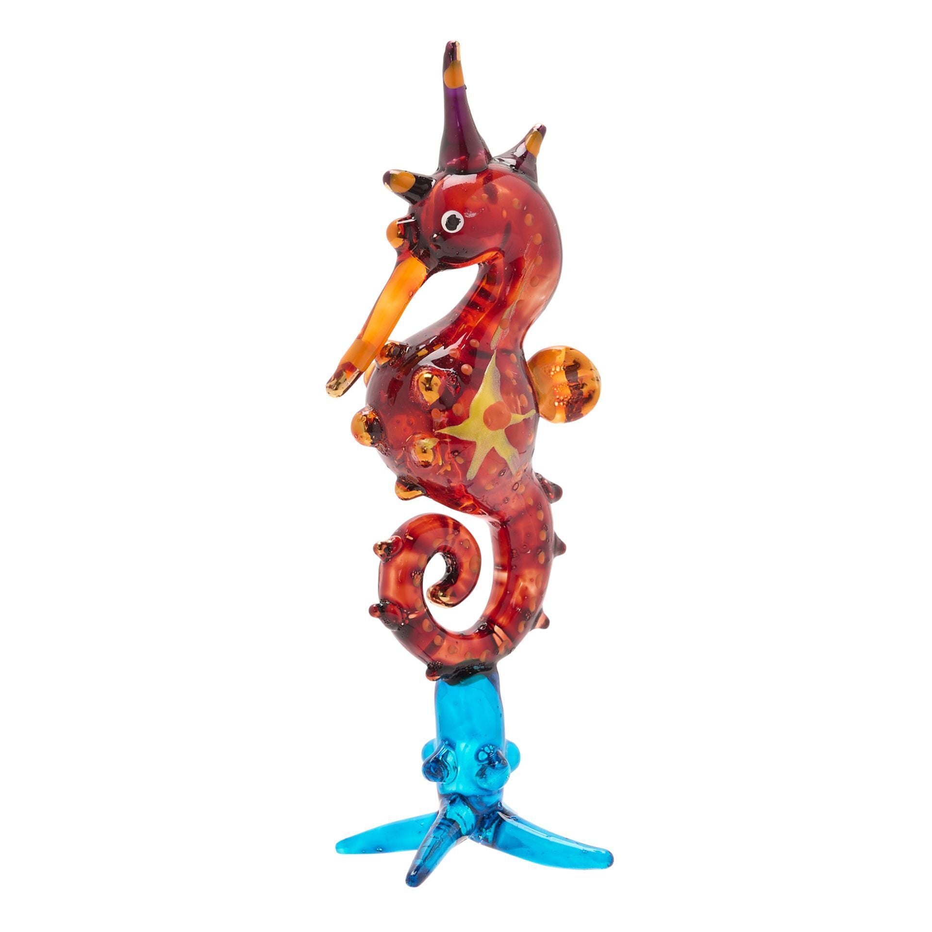 Glass Figurine - Seahorse 8cm
