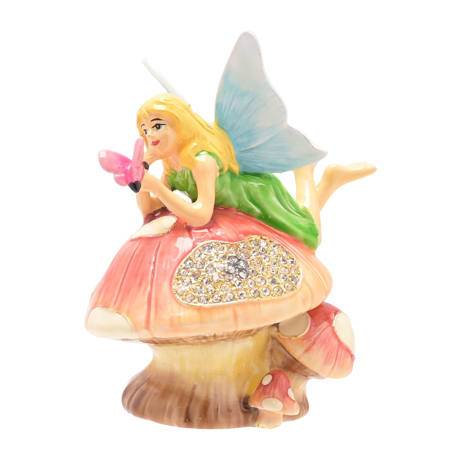 Treasured Trinkets - Fairy On A Mushroom