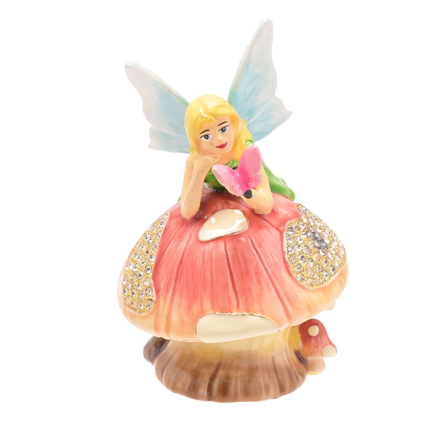 Treasured Trinkets - Fairy On A Mushroom