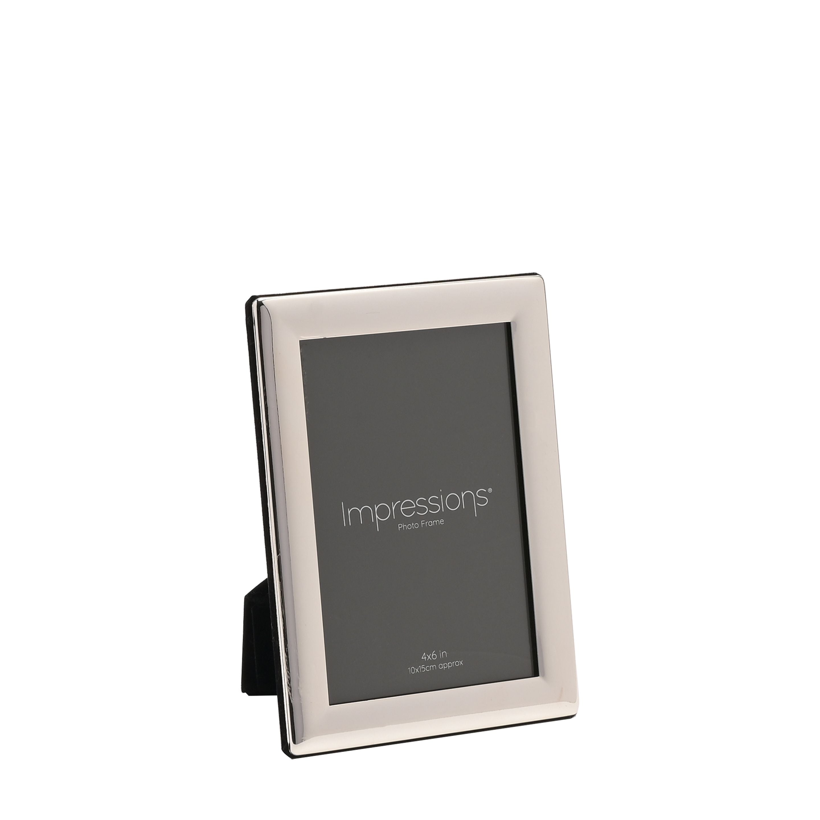 Silverplated Photo Frame Curved Edge - 4" x 6"