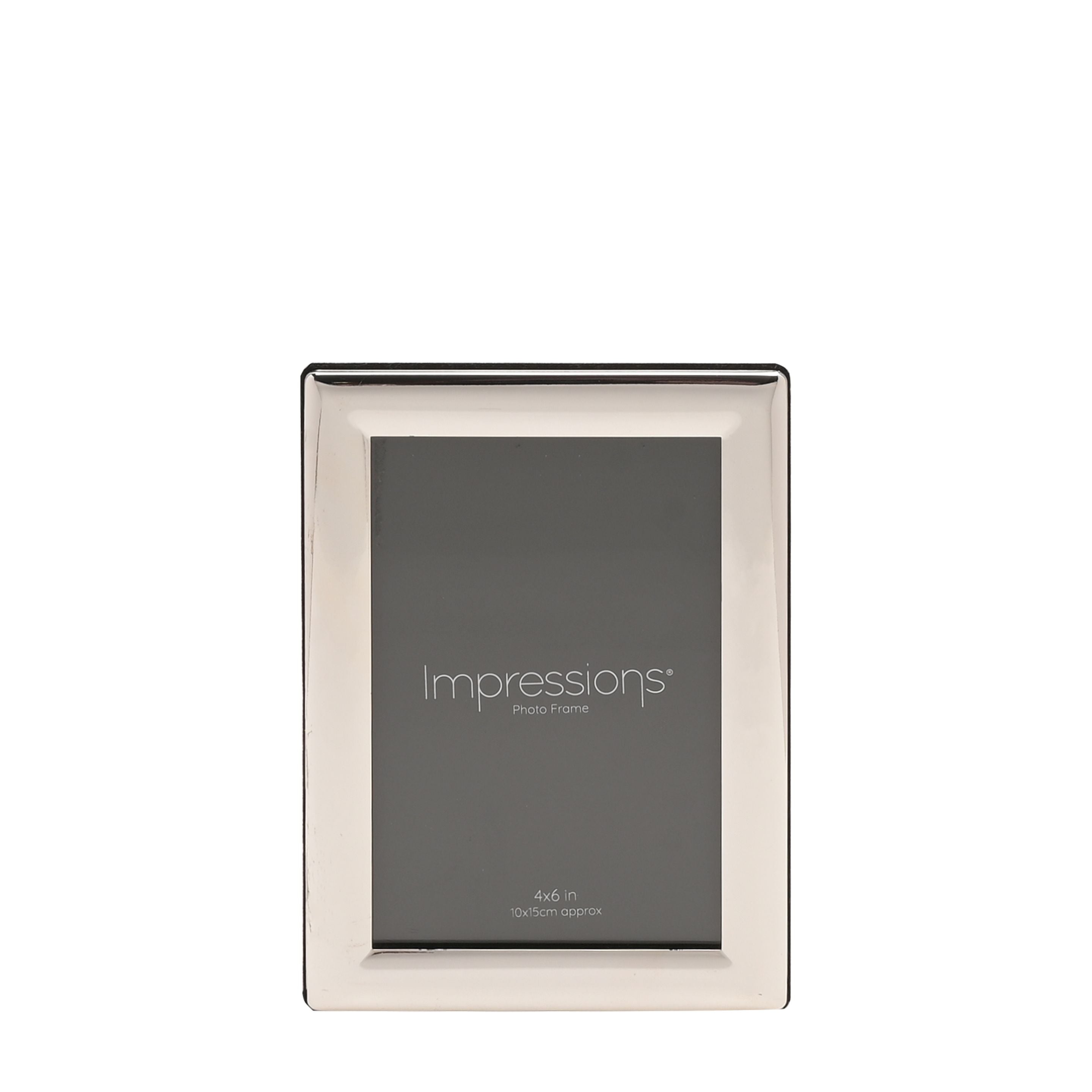 Silverplated Photo Frame Curved Edge - 4" x 6"
