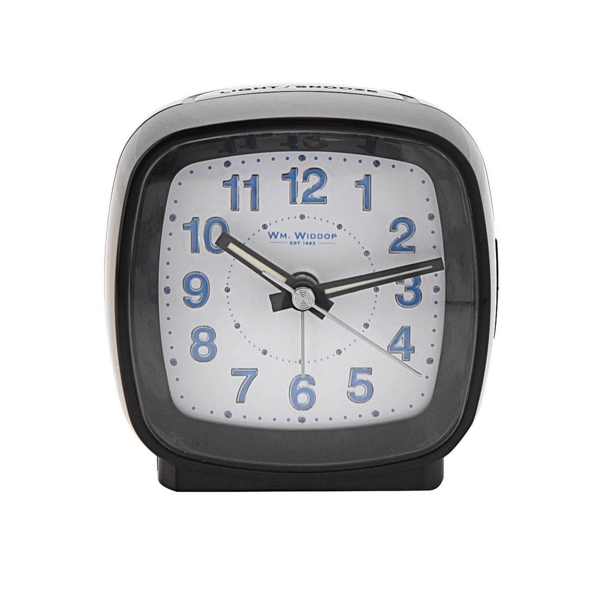 Hometime Cushion Shape Alarm Clock Sweep/Cres Black