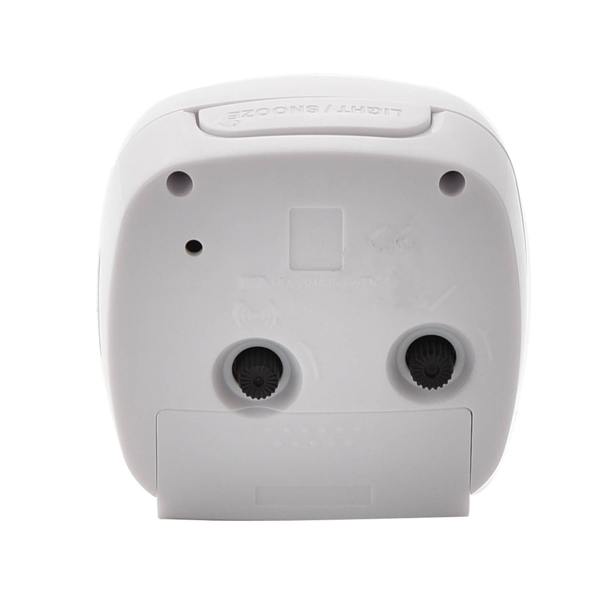 Hometime Cushion Shape Alarm Clock Sweep/Cres White
