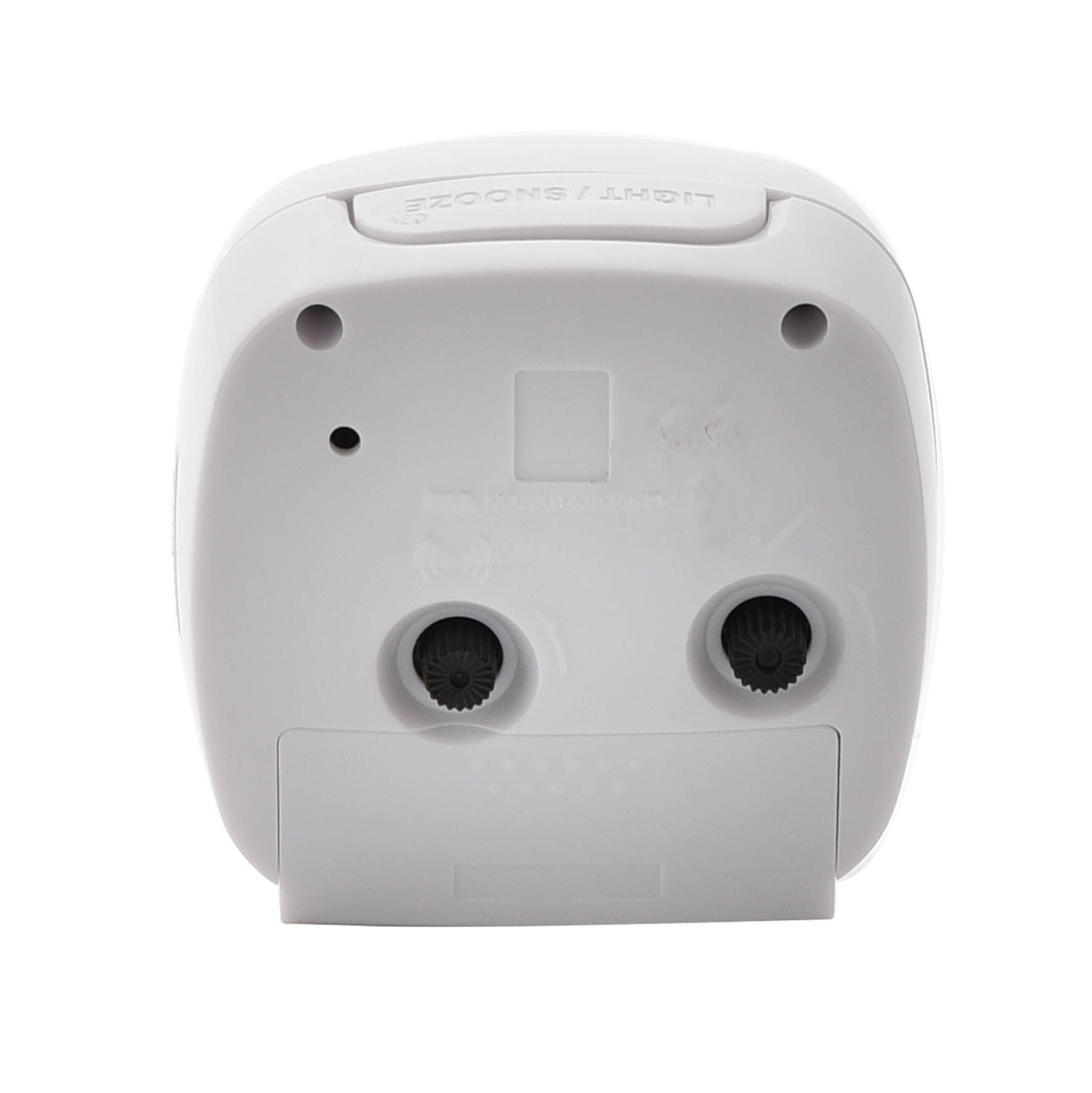 Hometime Cushion Shape Alarm Clock Sweep/Cres White