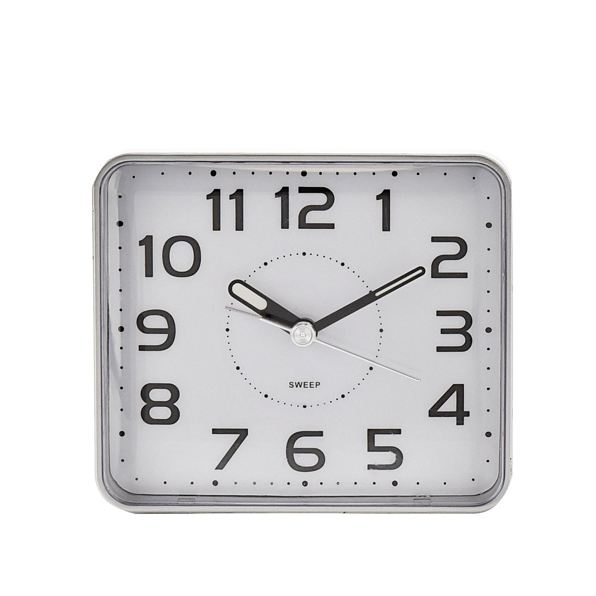 Hometime Black Alarm Clock - Dual Indicating Light System
