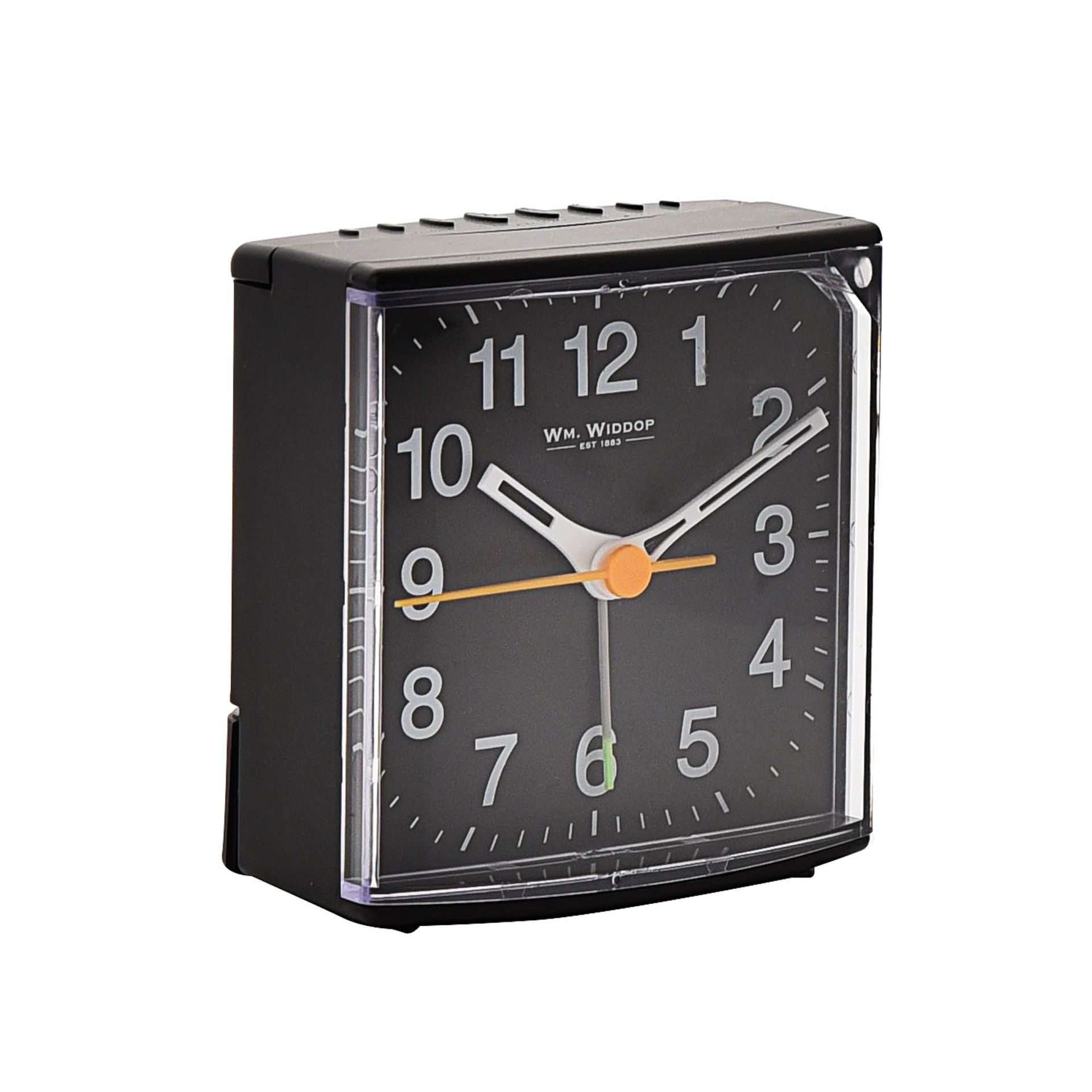 Hometime Alarm Clock Light, Snooze, Silent Sweep - Black