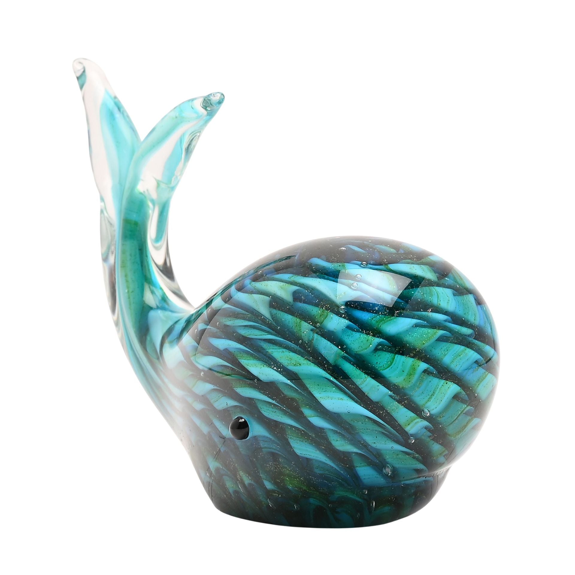 Objets d'art Glass Figurine - Whale