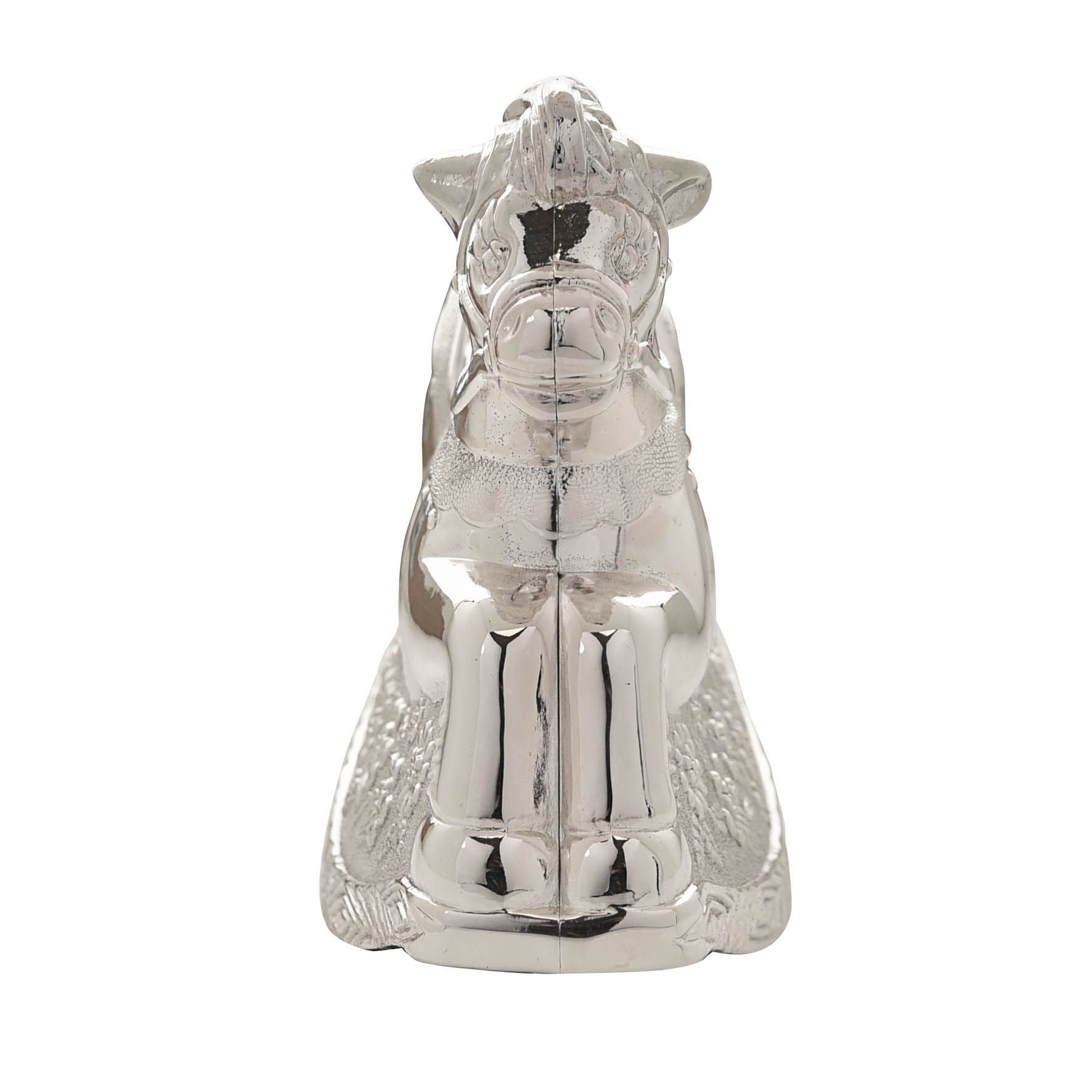 Bambino Silver Plated Rocking Horse Money Box