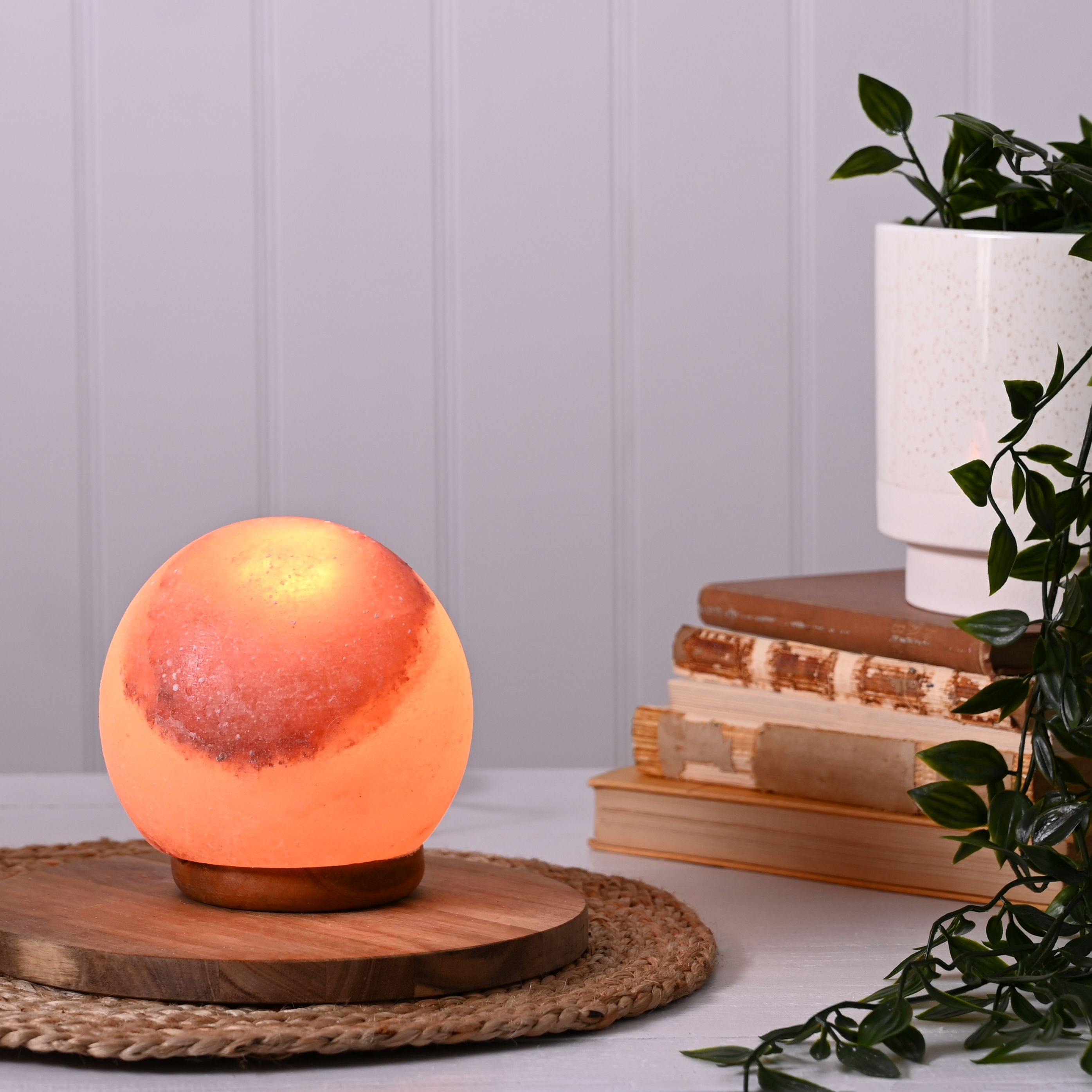 Himalayan Rock Salt Lamp 5" Sphere