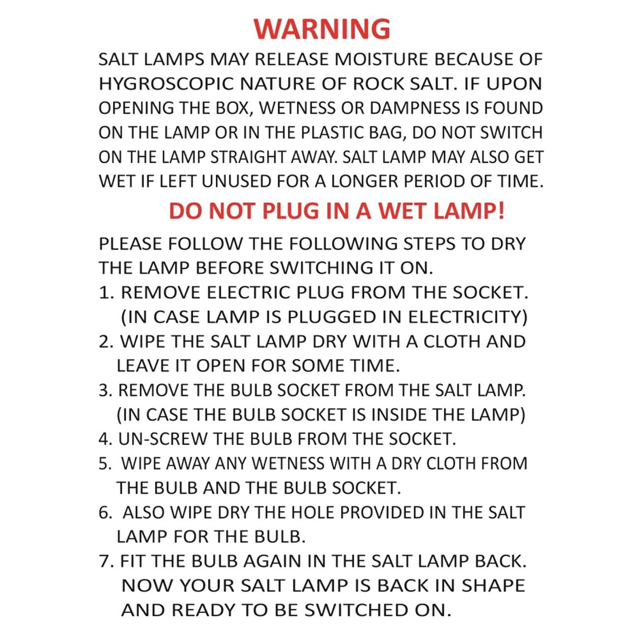 Himalayan Rock Salt Lamp 5" Sphere