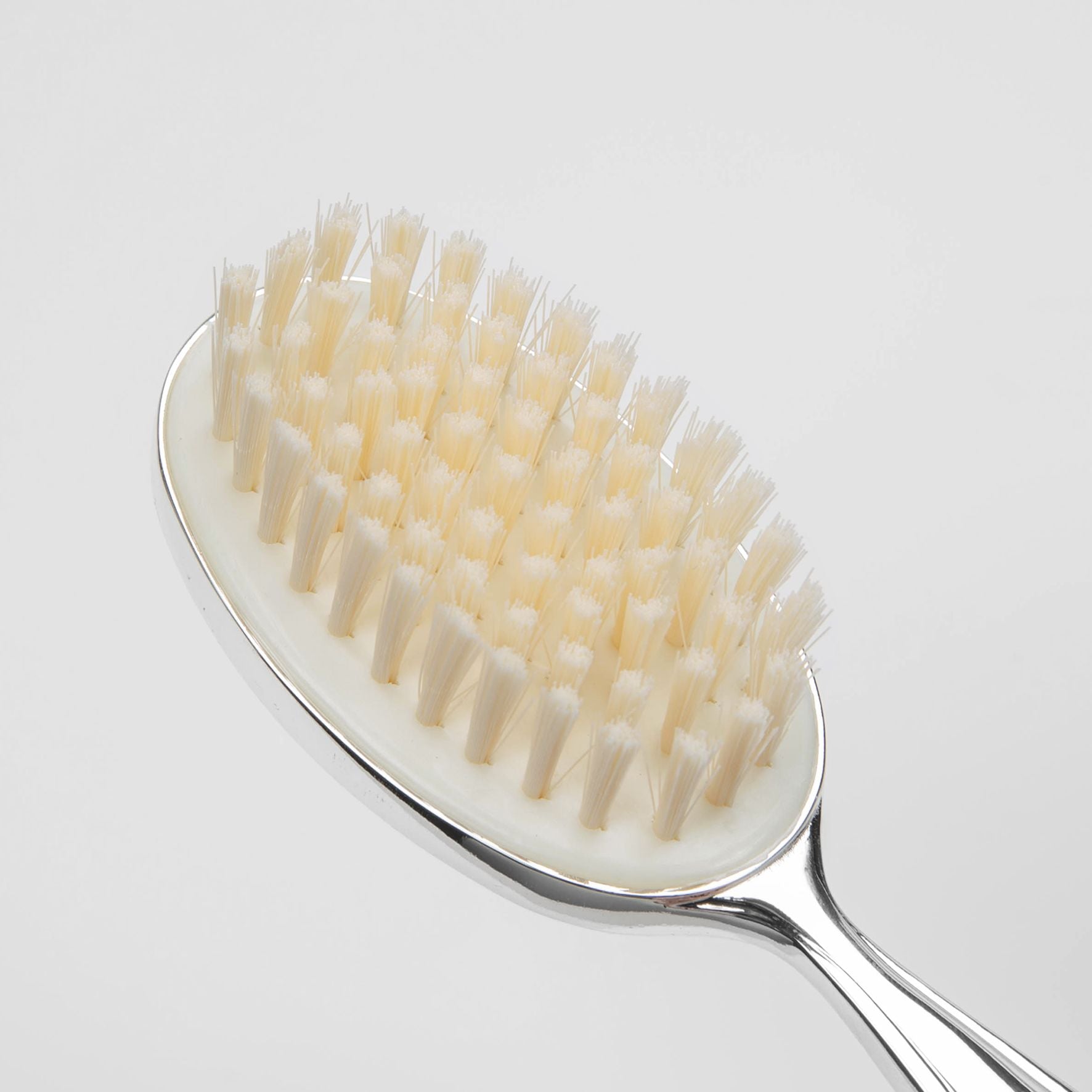 Silverplated Baby Brush & Comb - Teddy Design