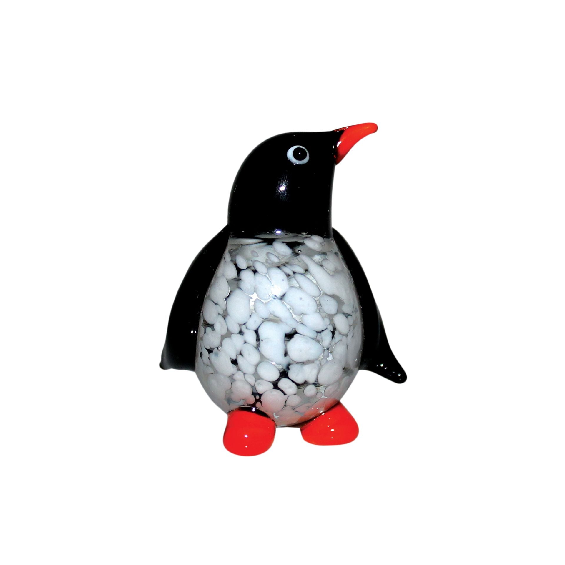 Objets d'art Miniature Glass Figurine - Penguin 8cm