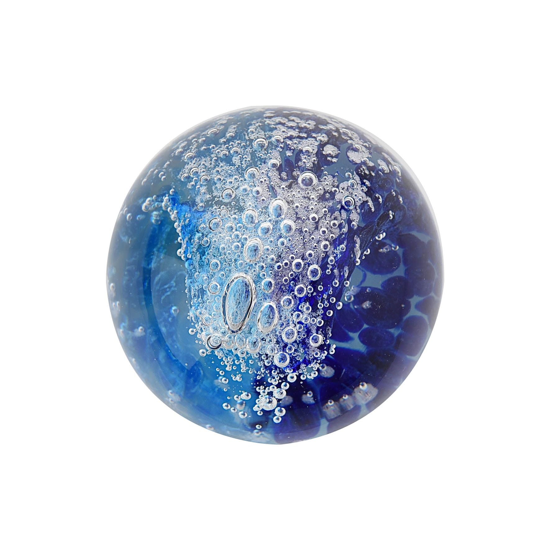 Objets d'art Glass Ornament - Ocean Wave Paperweight