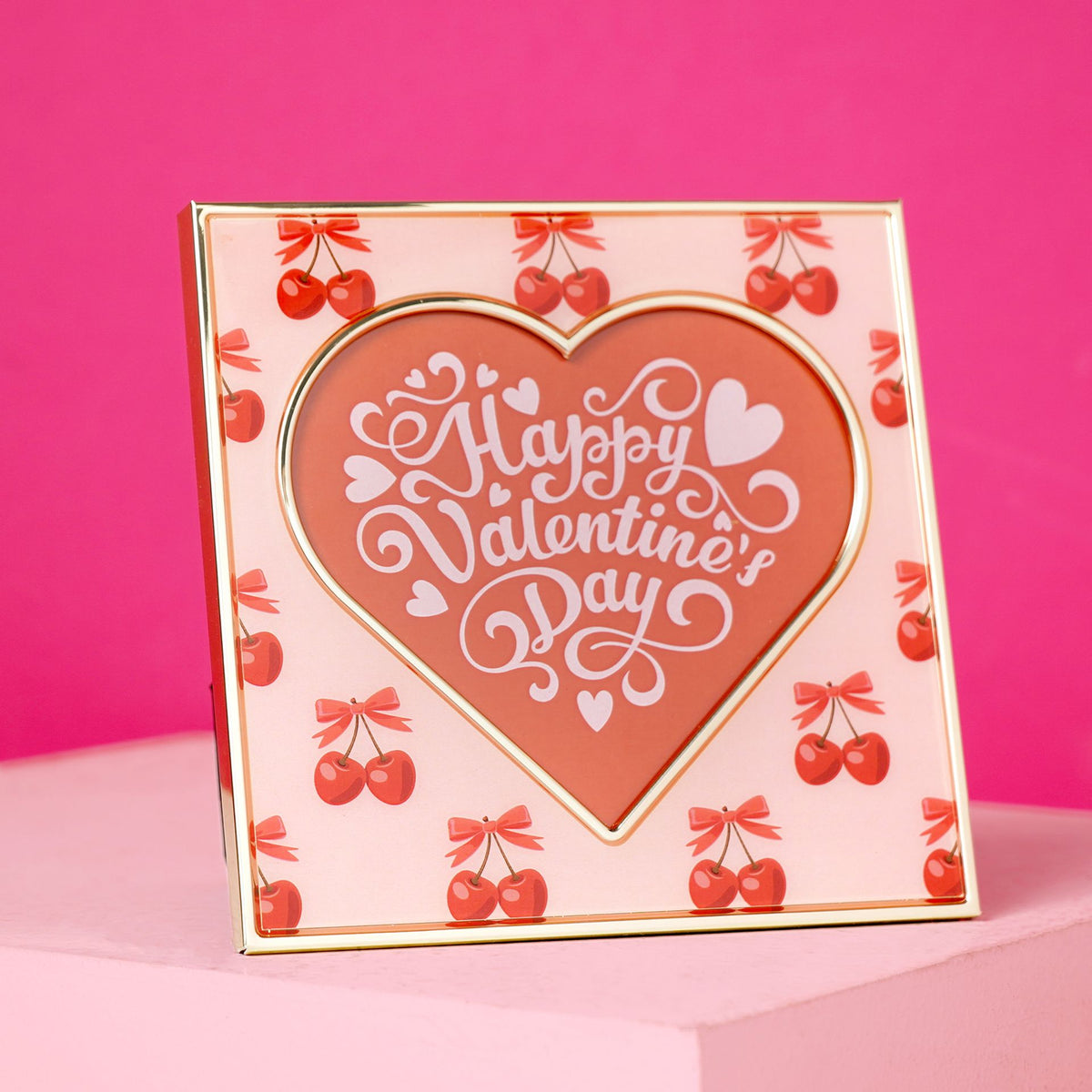 Love Is Sweet Heart Frame - Valentines Cherry