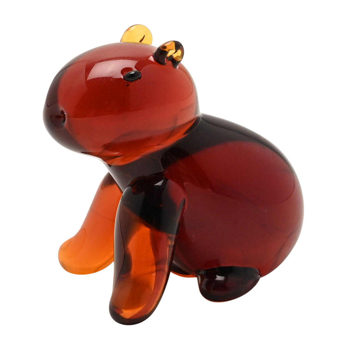 Objets D'art Miniature Glass Figurine - Capybara