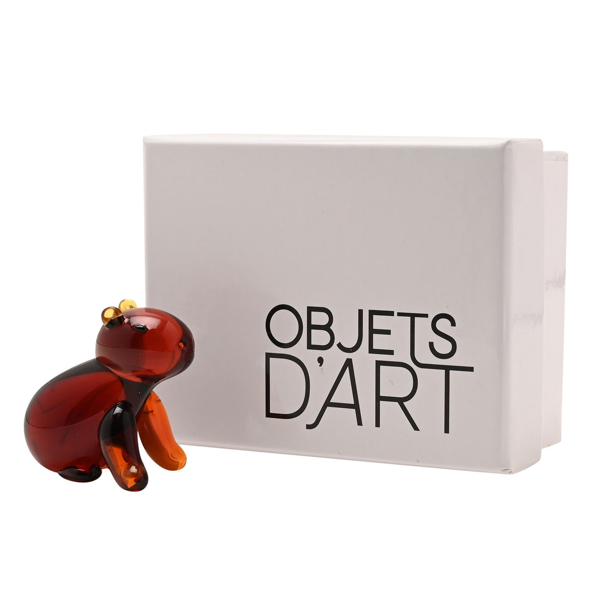 Objets D'art Miniature Glass Figurine - Capybara