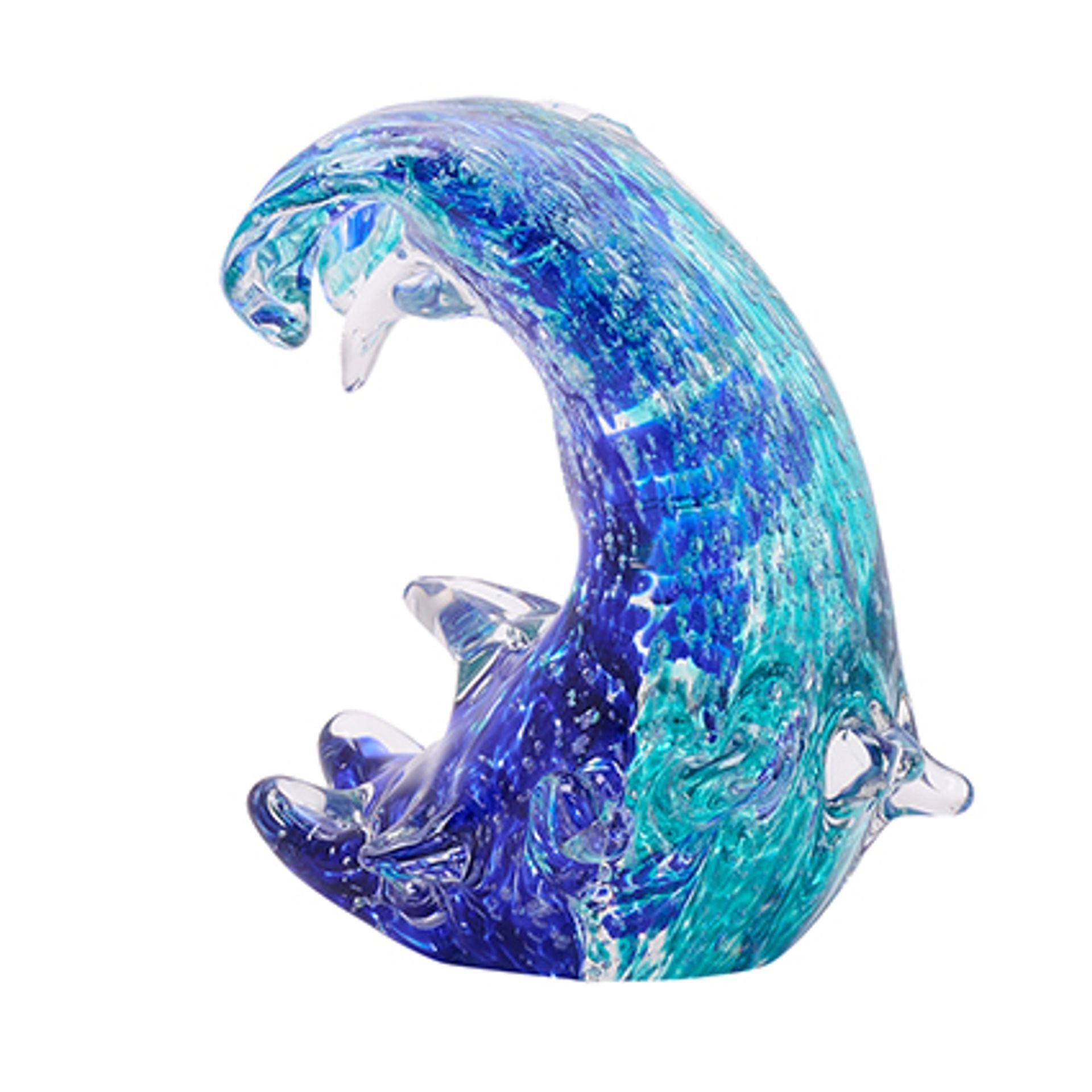 Objets d'art Glass Figurine - Wave