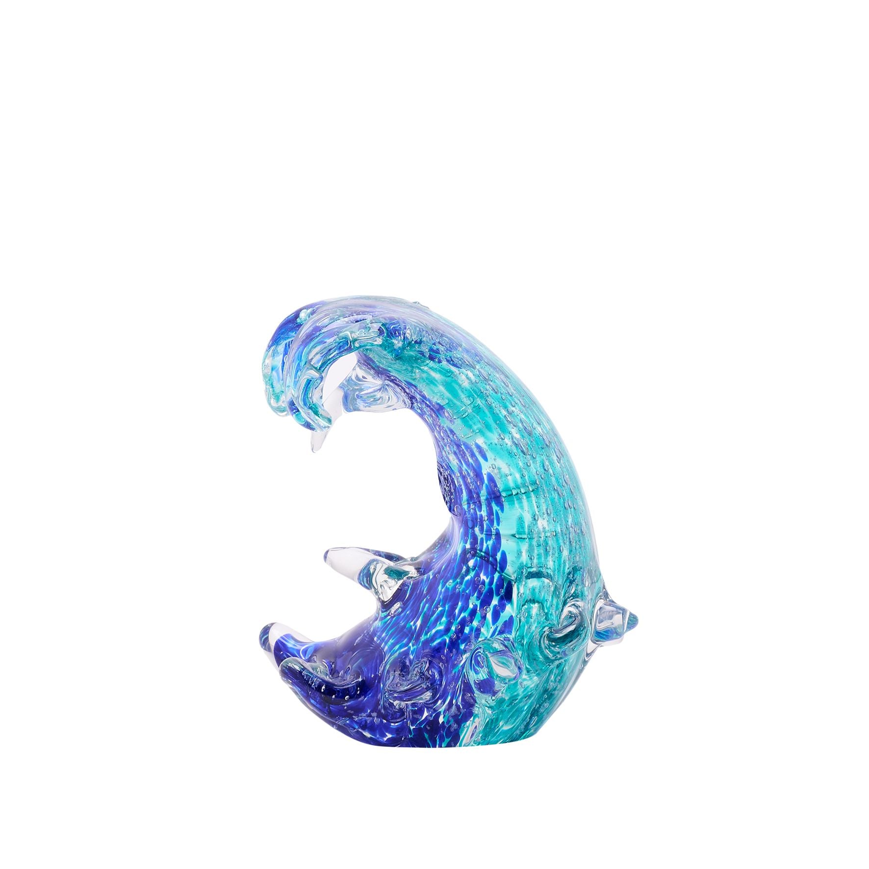 Objets d'art Glass Figurine - Wave