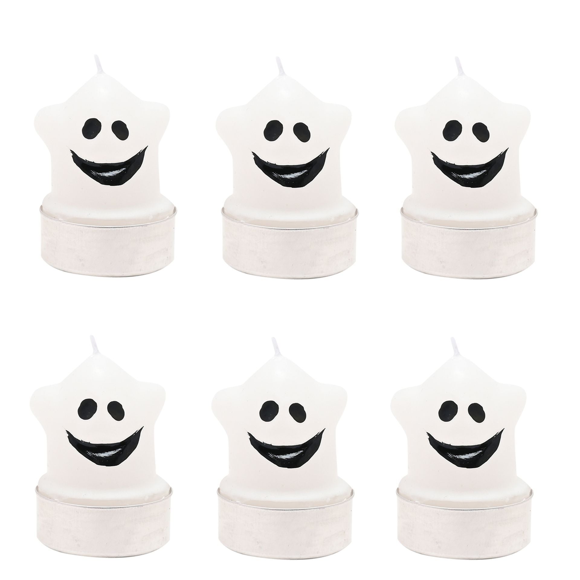 Set of 6 Ghost Candles