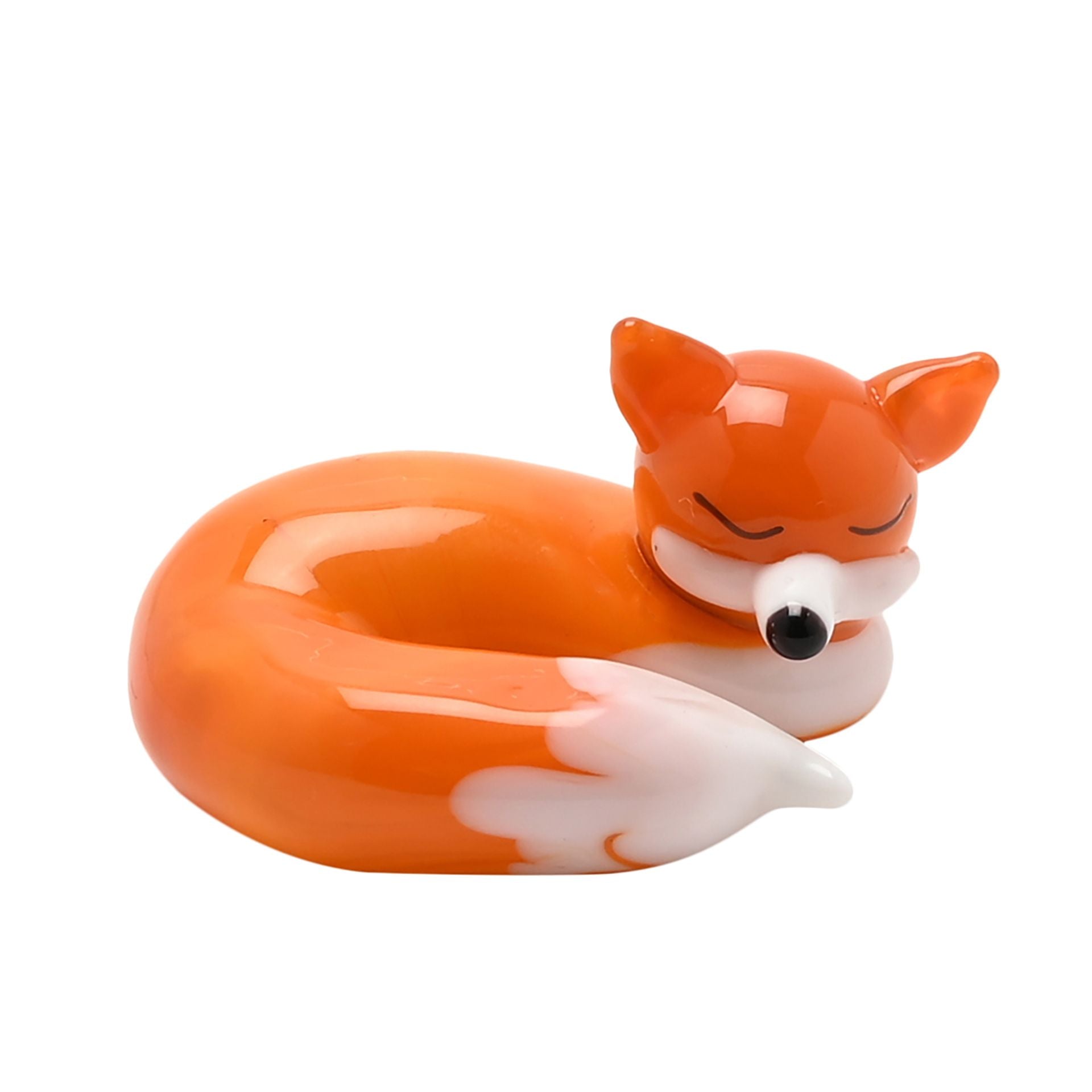 Objets d'art Miniature Glass Figurine - Fox
