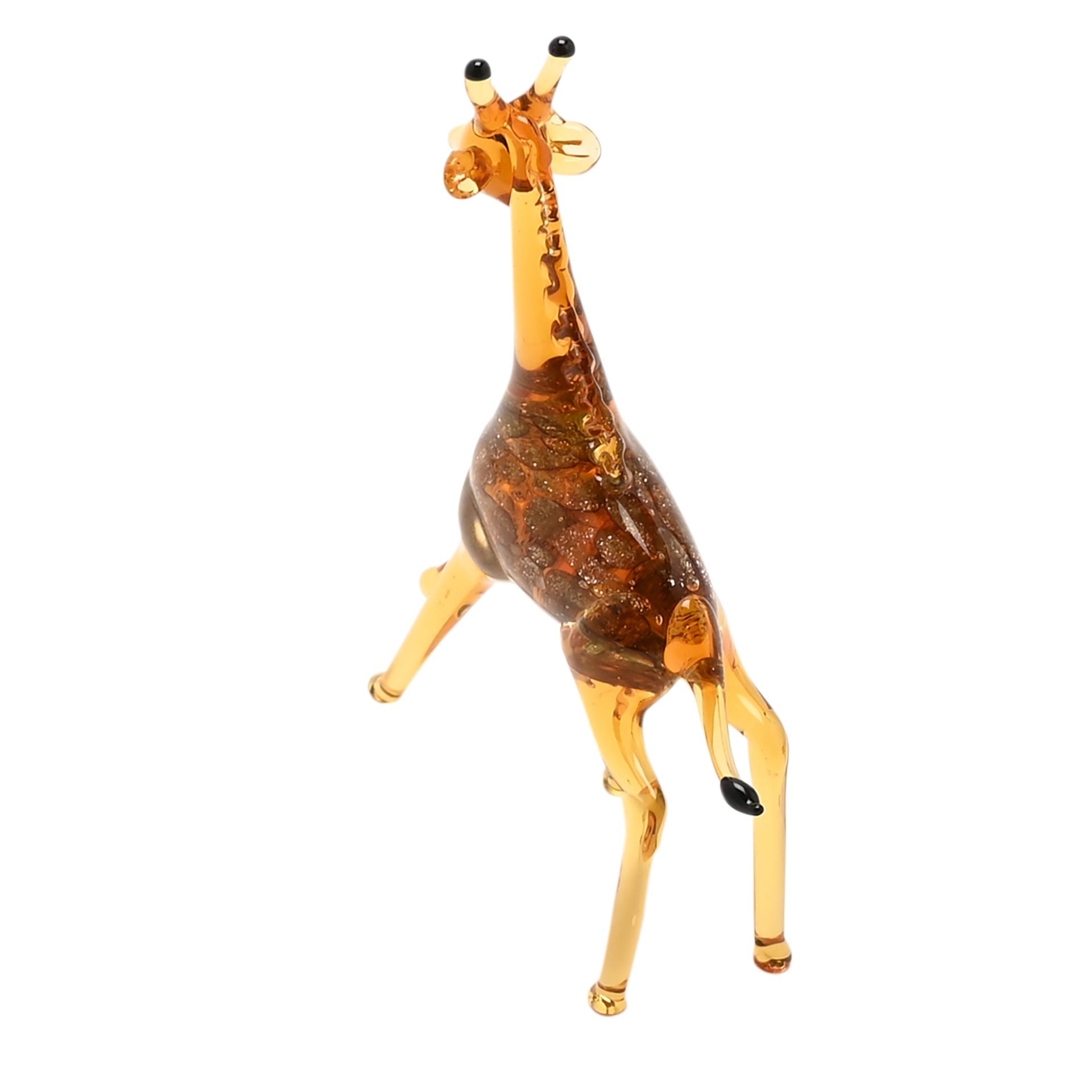 Objets d'art Miniature Glass Figurine - Giraffe