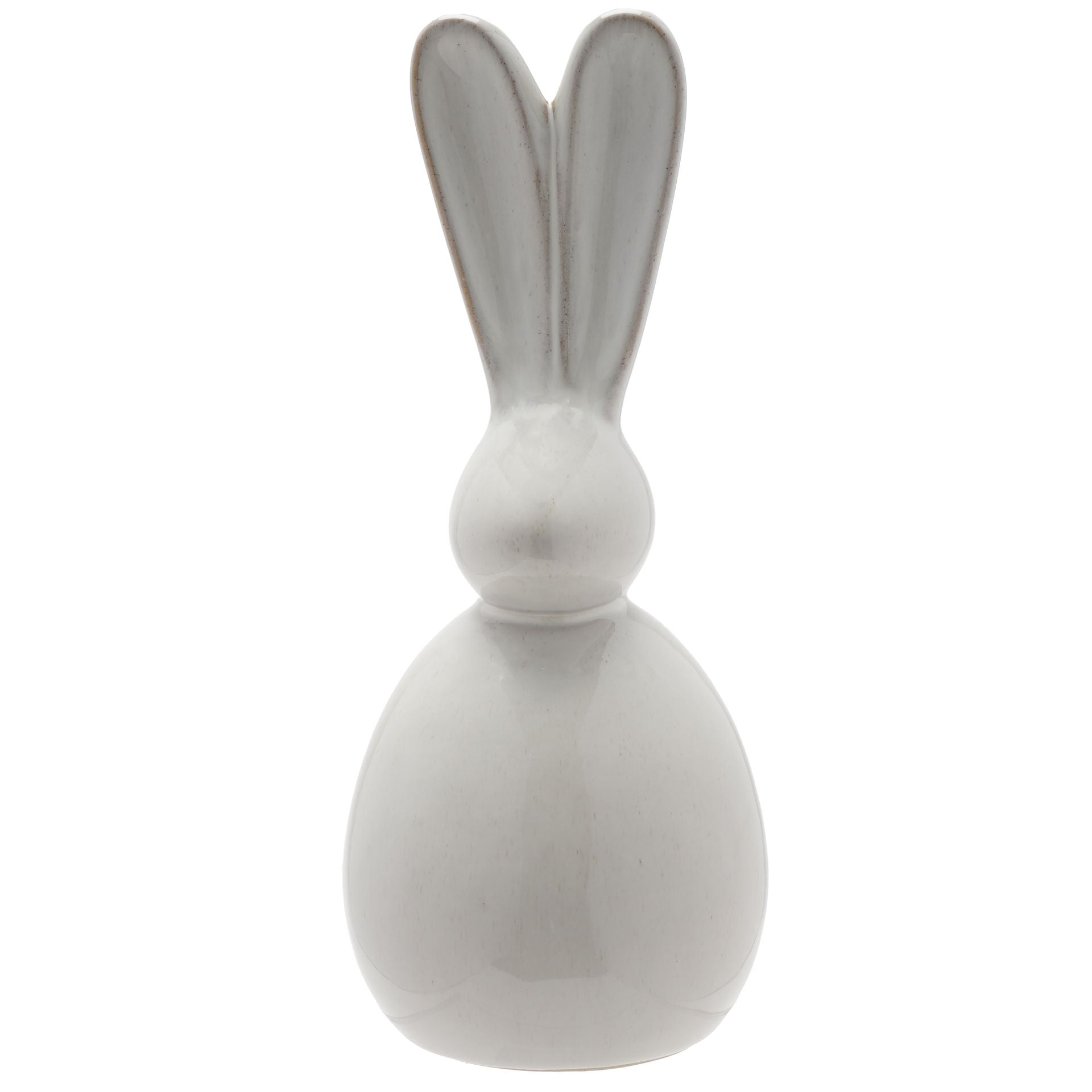 Eggs-traordinary Gifting Grey Ceramic Bunny Decoration 28cm