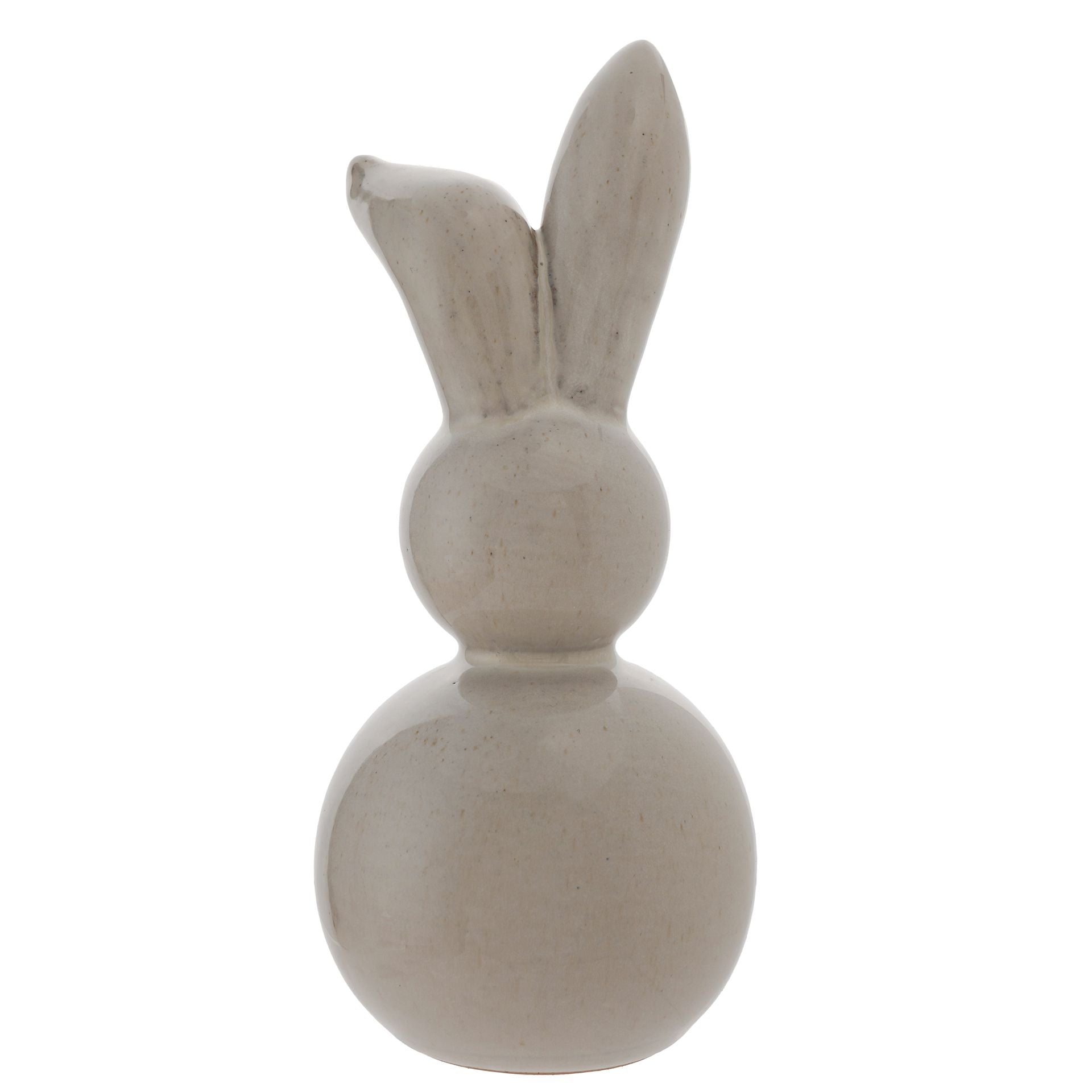 Eggs-traordinary Gifting Grey Ceramic Bunny Decoration 19cm