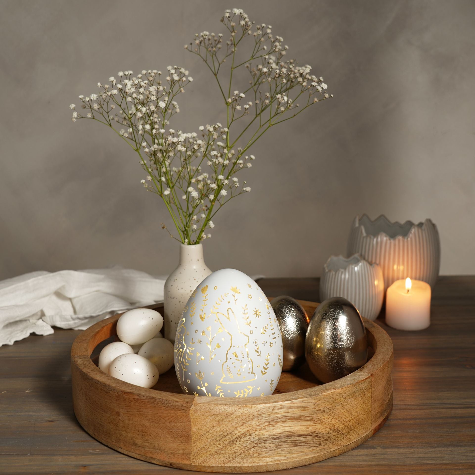 Eggs-traordinary Gifting Company Easter Egg LED Light White