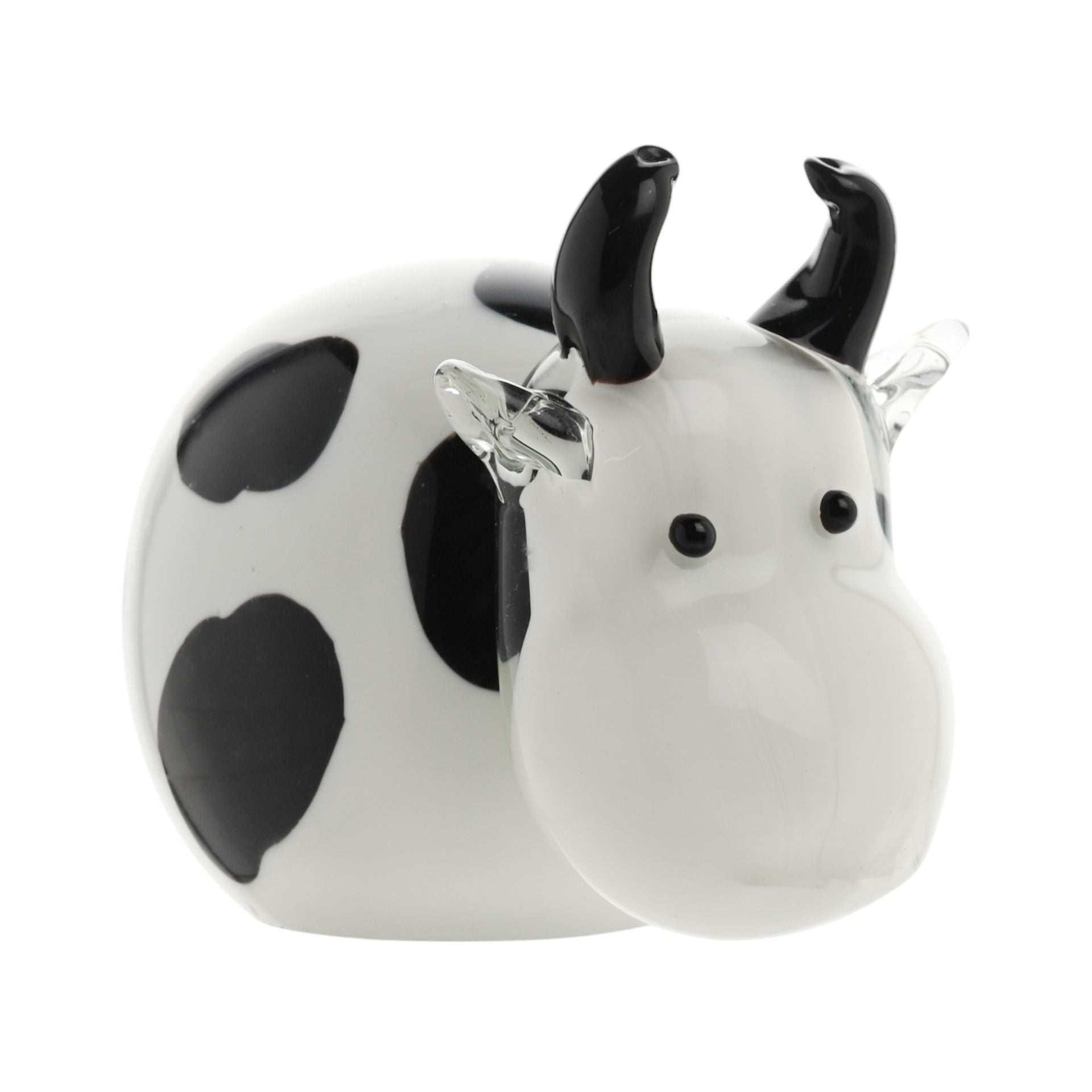Objets d'art Glass Figurine - Cow
