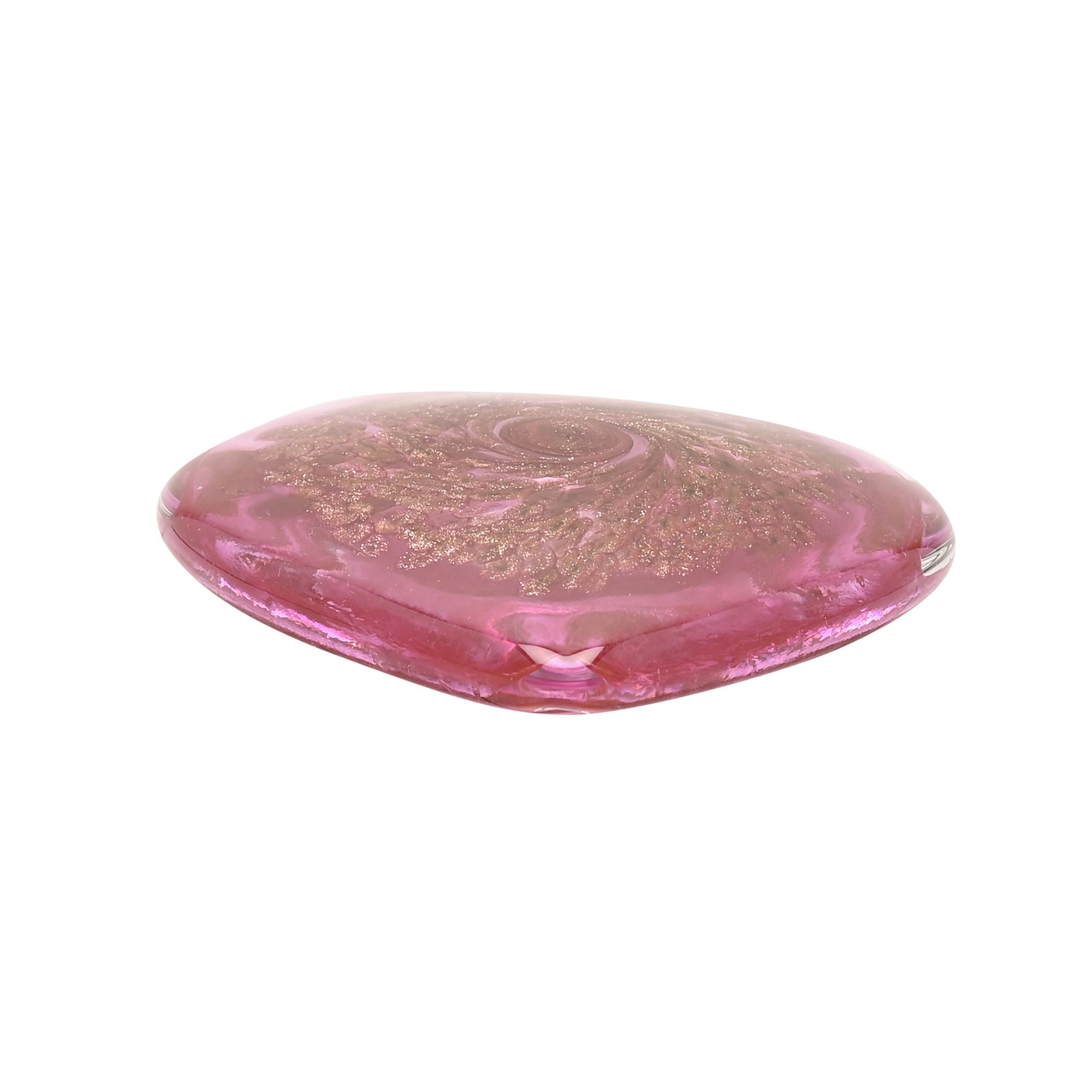 Objets d'art Pink Heart Paper Weight