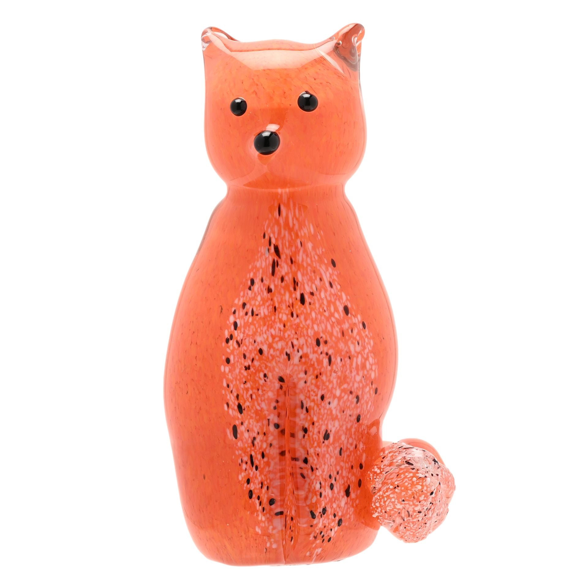 Objets d'art Glass Figurine - Seated Fox