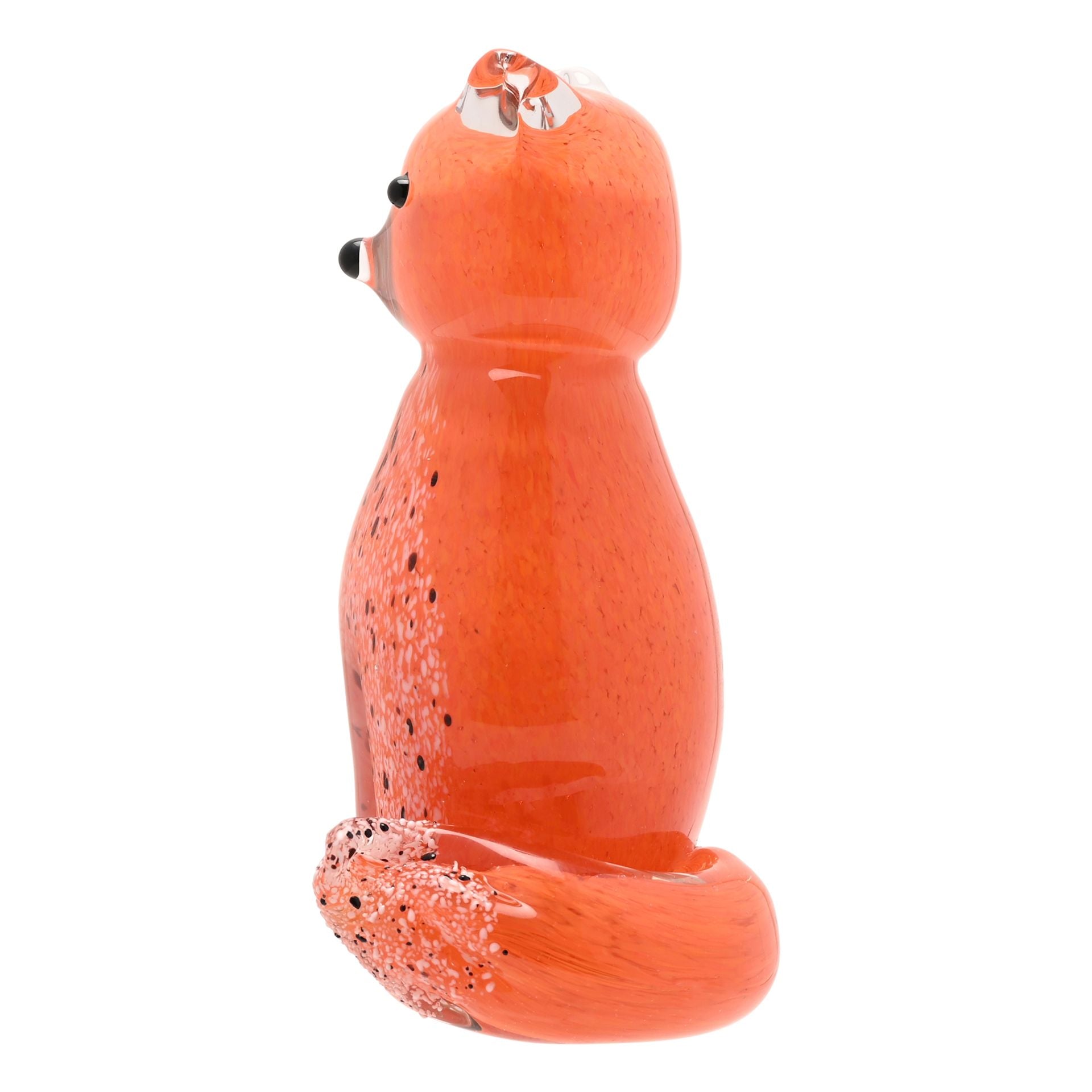 Objets d'art Glass Figurine - Seated Fox