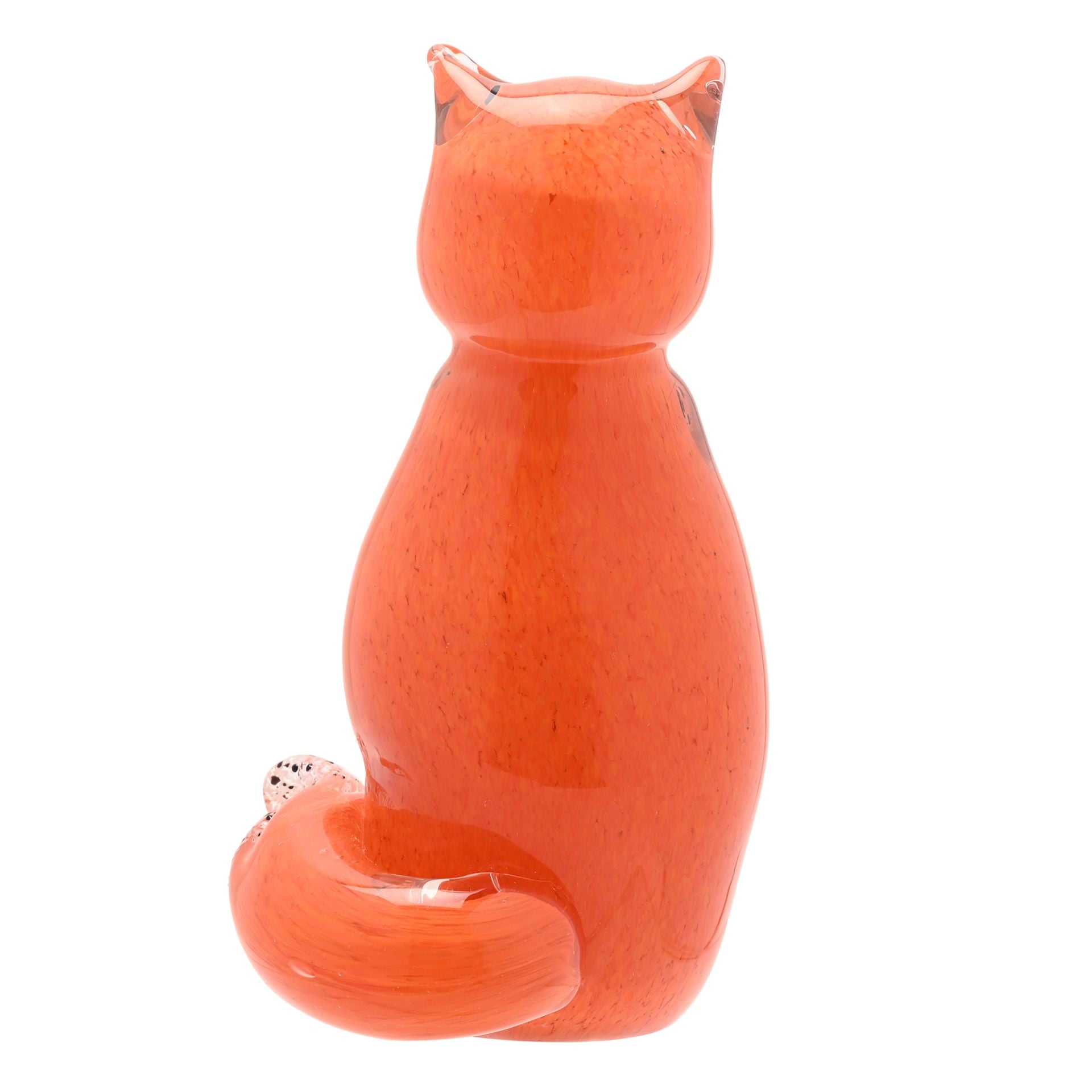 Objets d'art Glass Figurine - Seated Fox