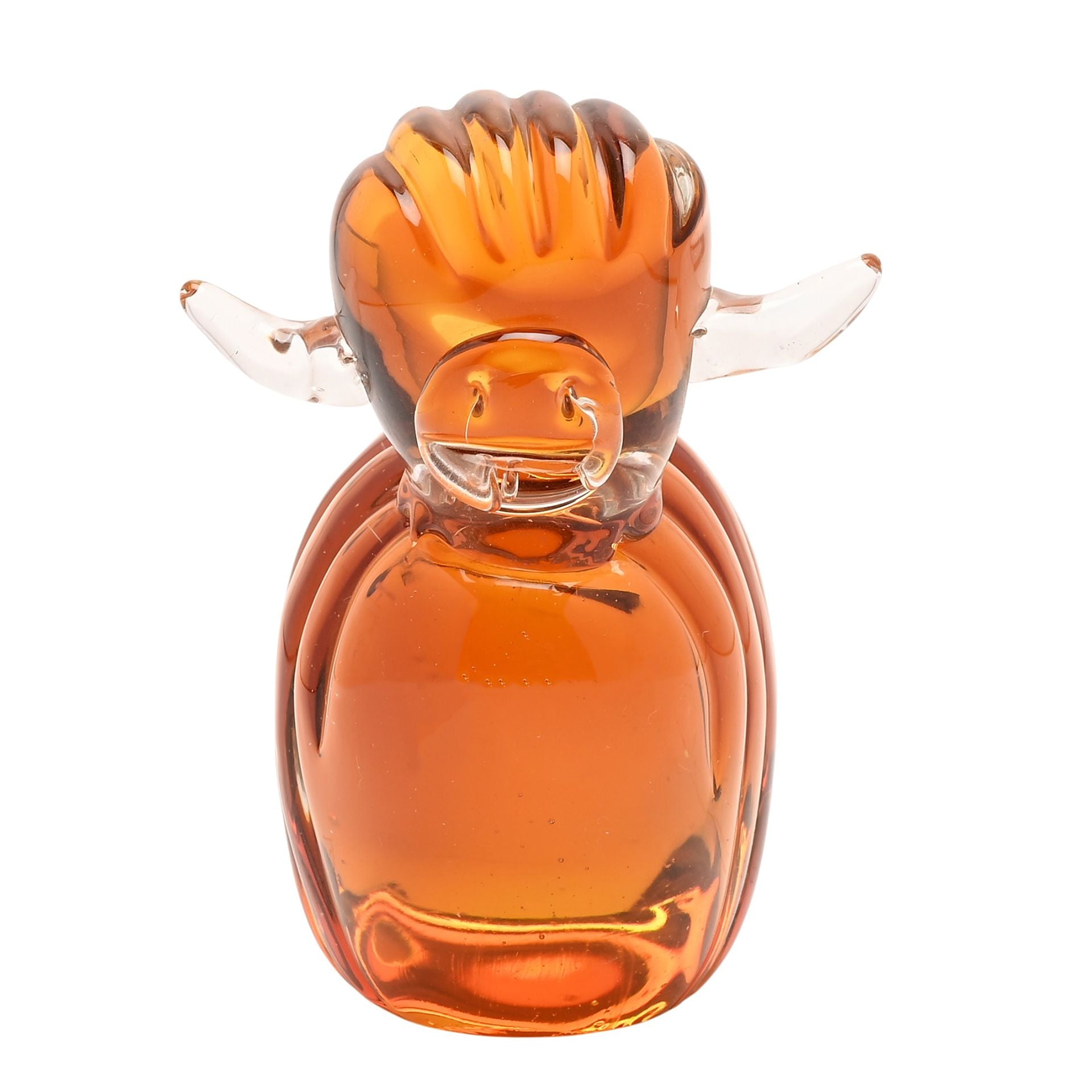 Objets d'art Glass Figurine - Highland Cow