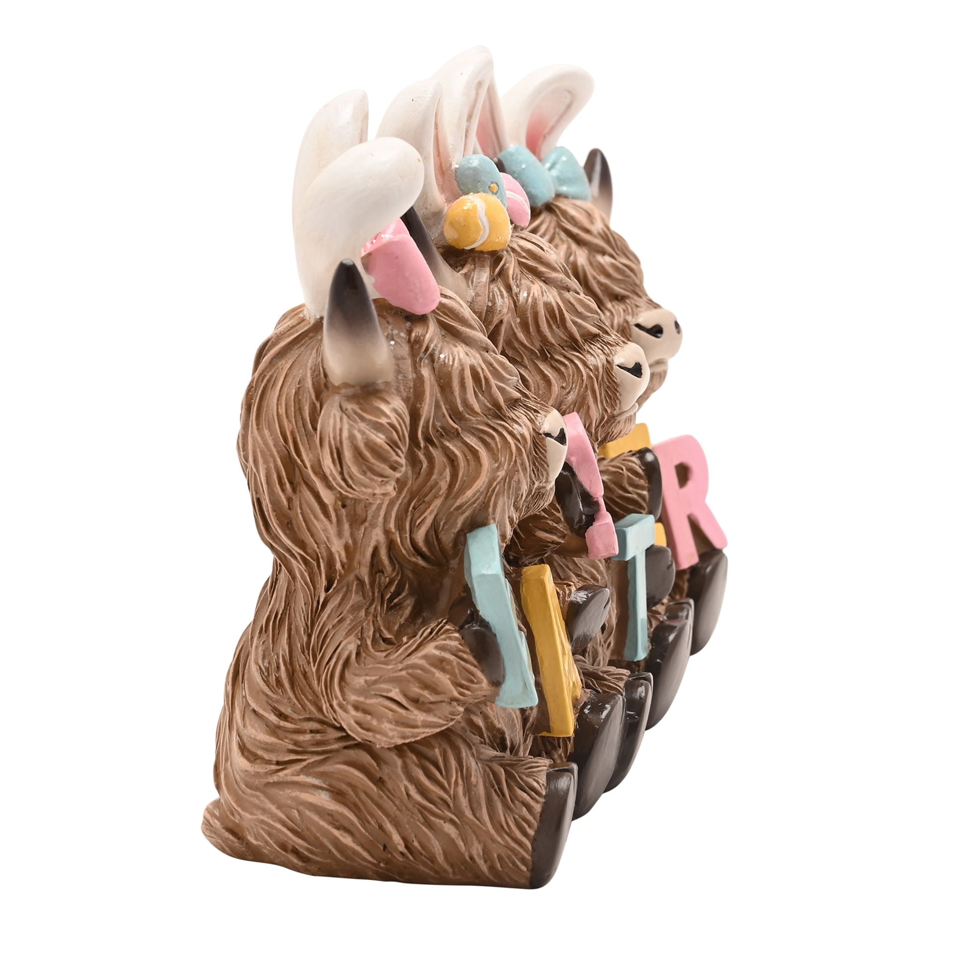 Eggs-traordinary Gifting Company Highland Cows Easter Figurine