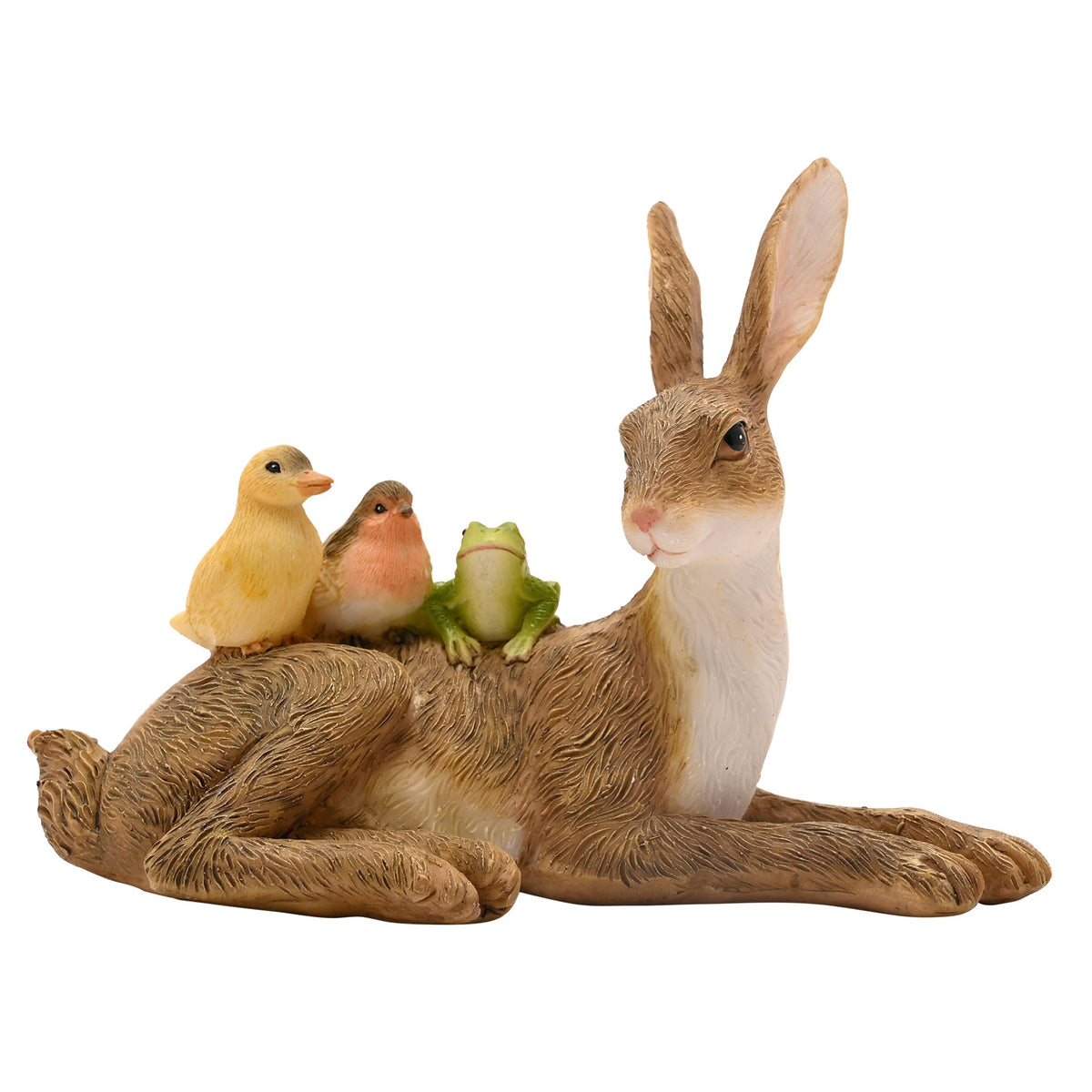 The Eggs-traordinary Gifting Co Figurine - Rabbit, Chick, Robin & Frog
