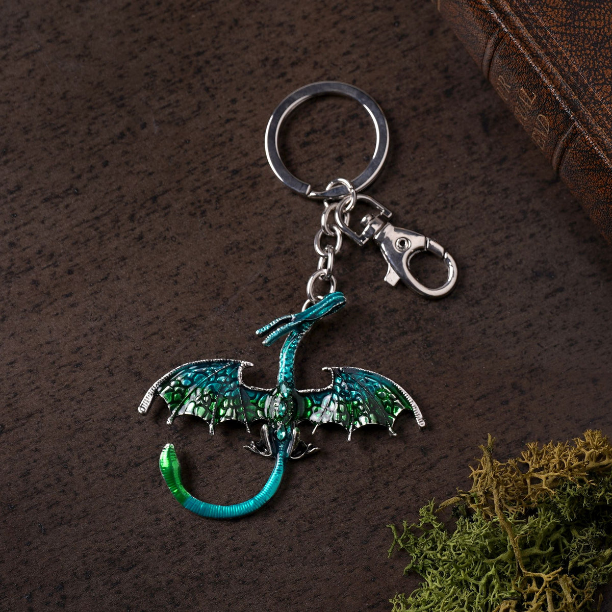 Mystic Legends Dragon Keyring - Blue