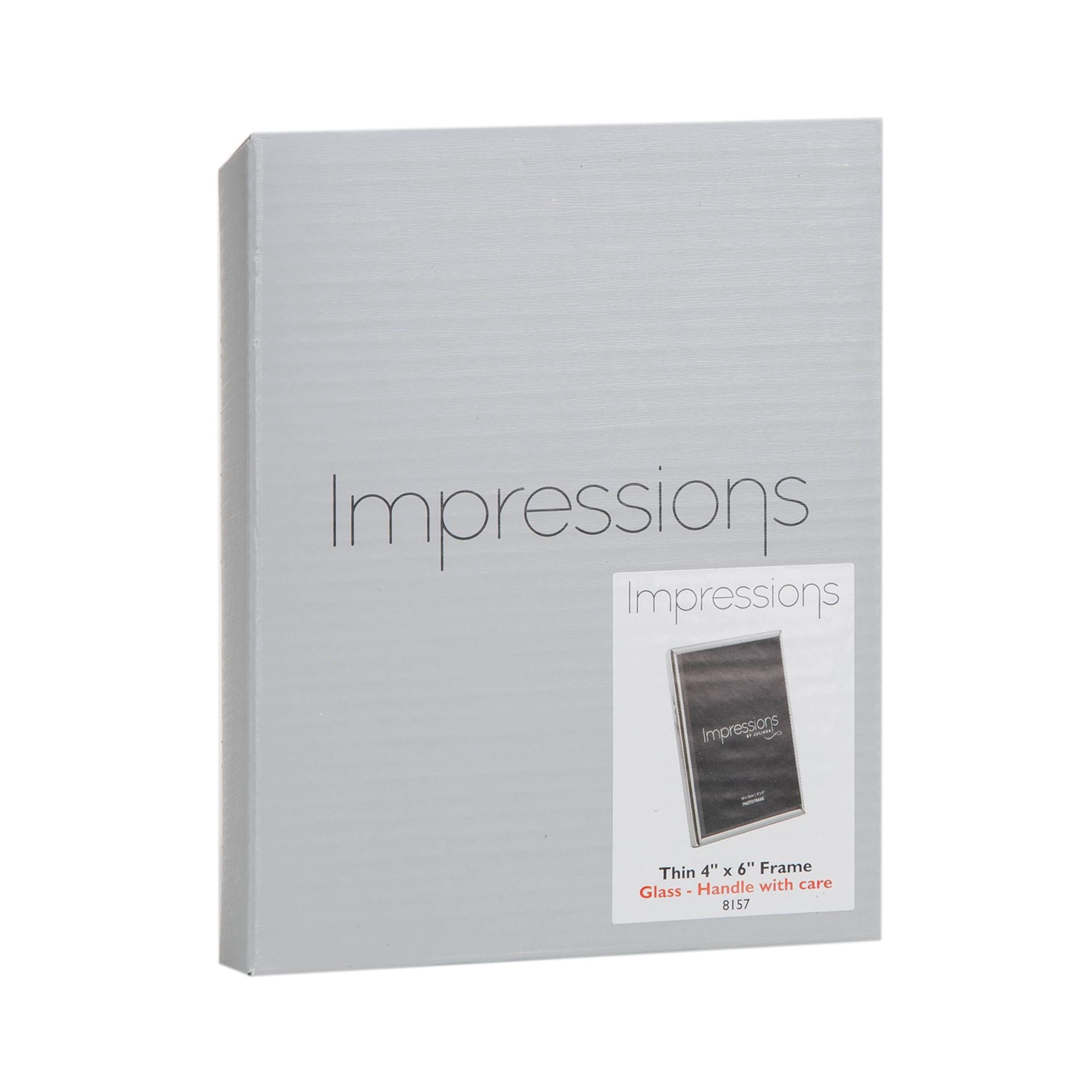 Silverplated Photo Frame Oblong Thin - 4" x 6"
