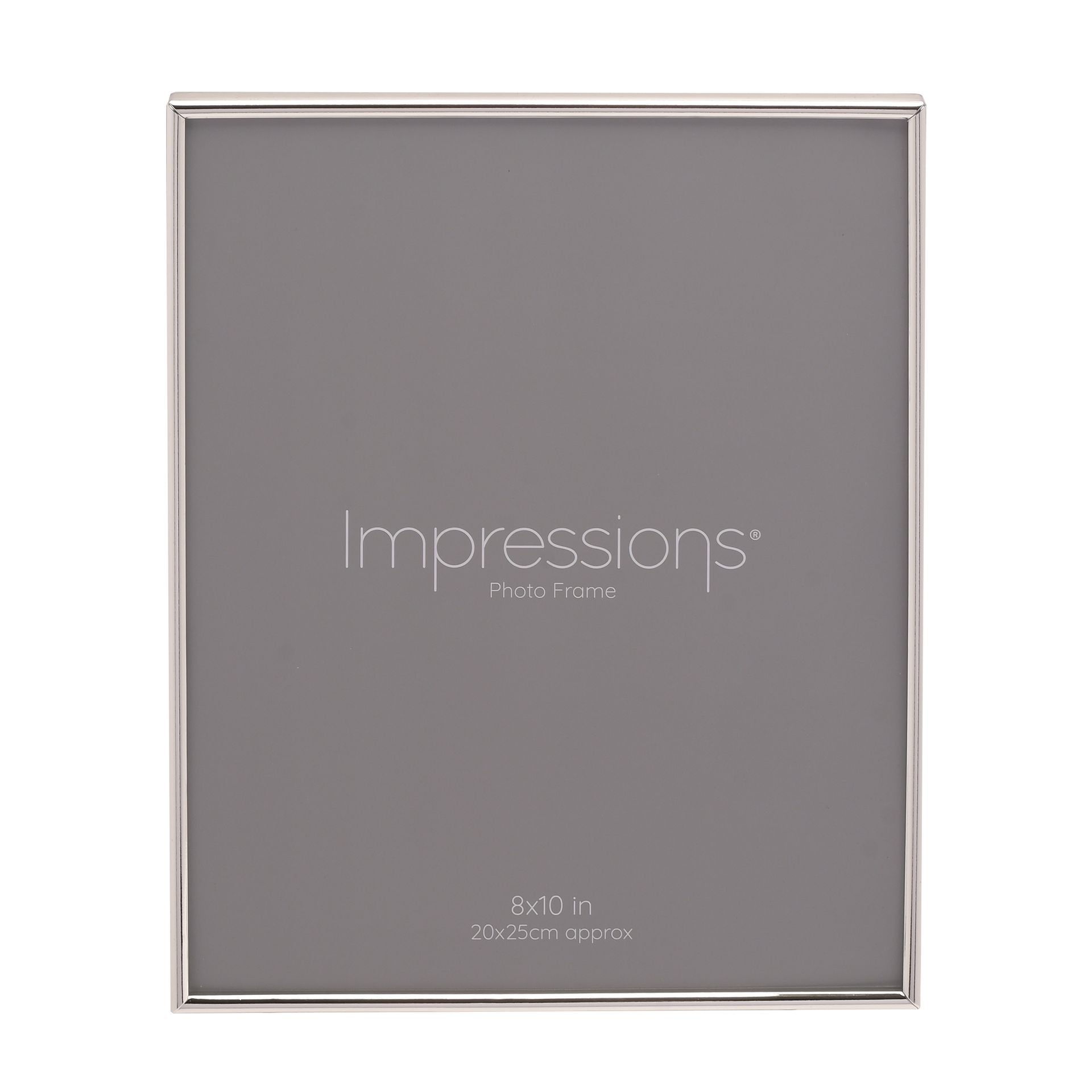 Silverplated Photo Frame Oblong Thin - 8"X 10"