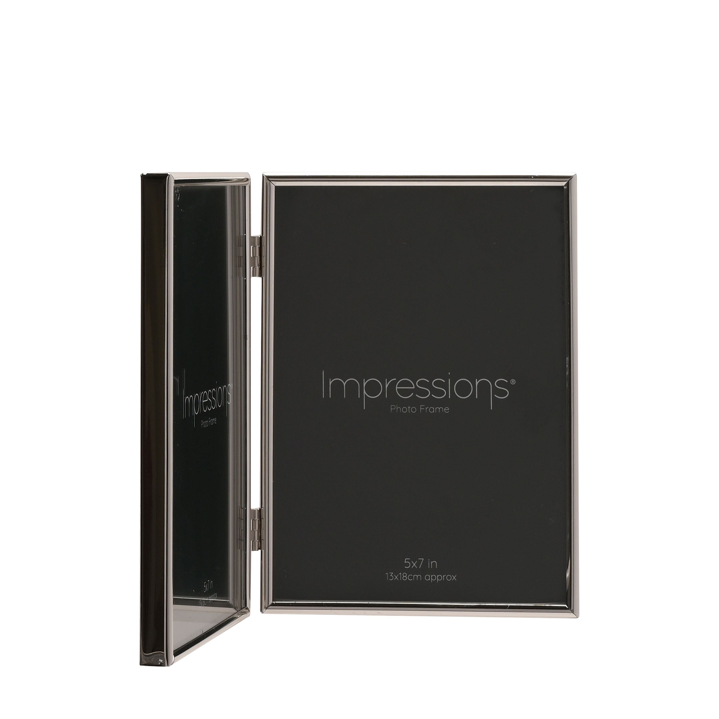 Silverplated Double Photo Frame - 5" x 7"