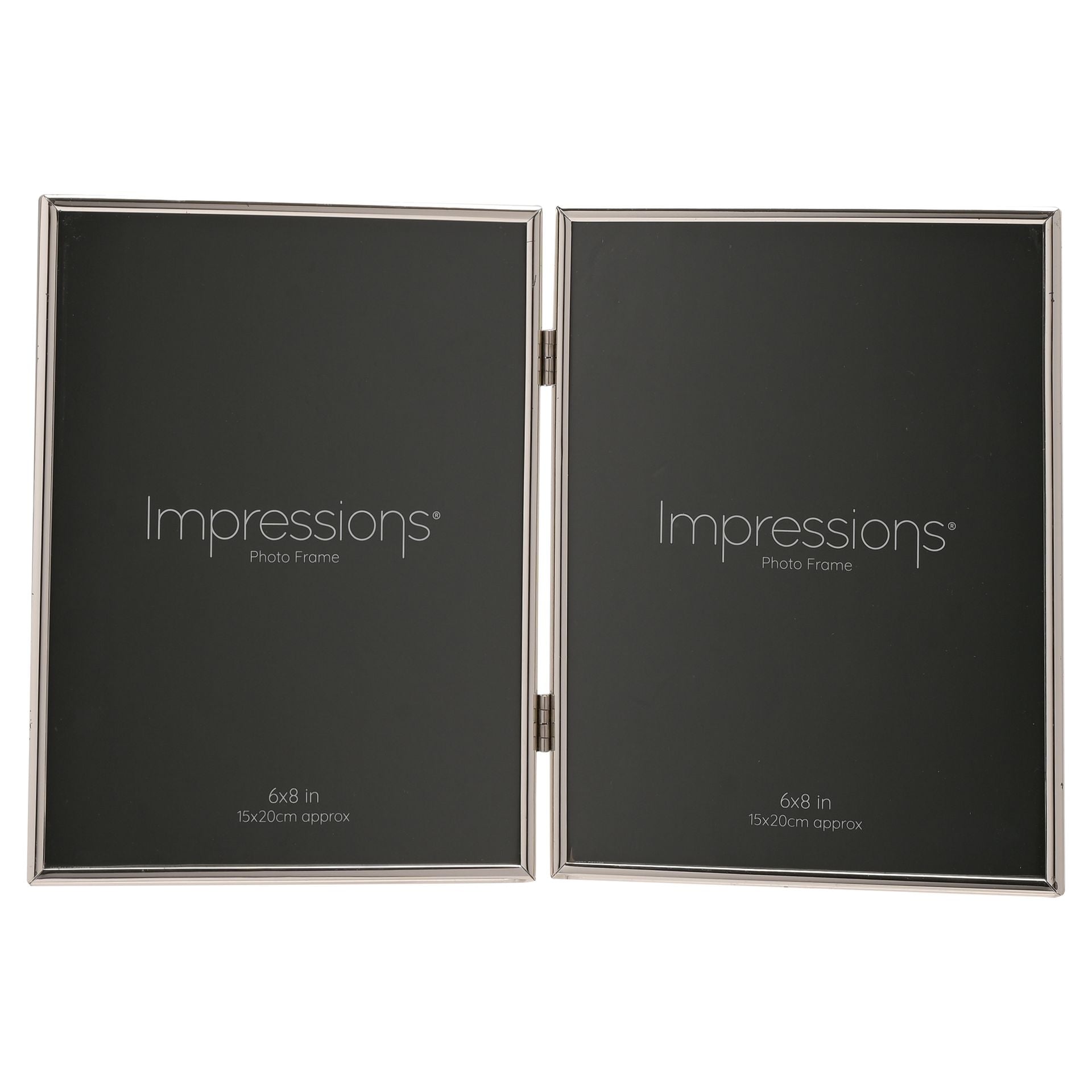 Silverplated Double Photo Frame - 6" x 8"