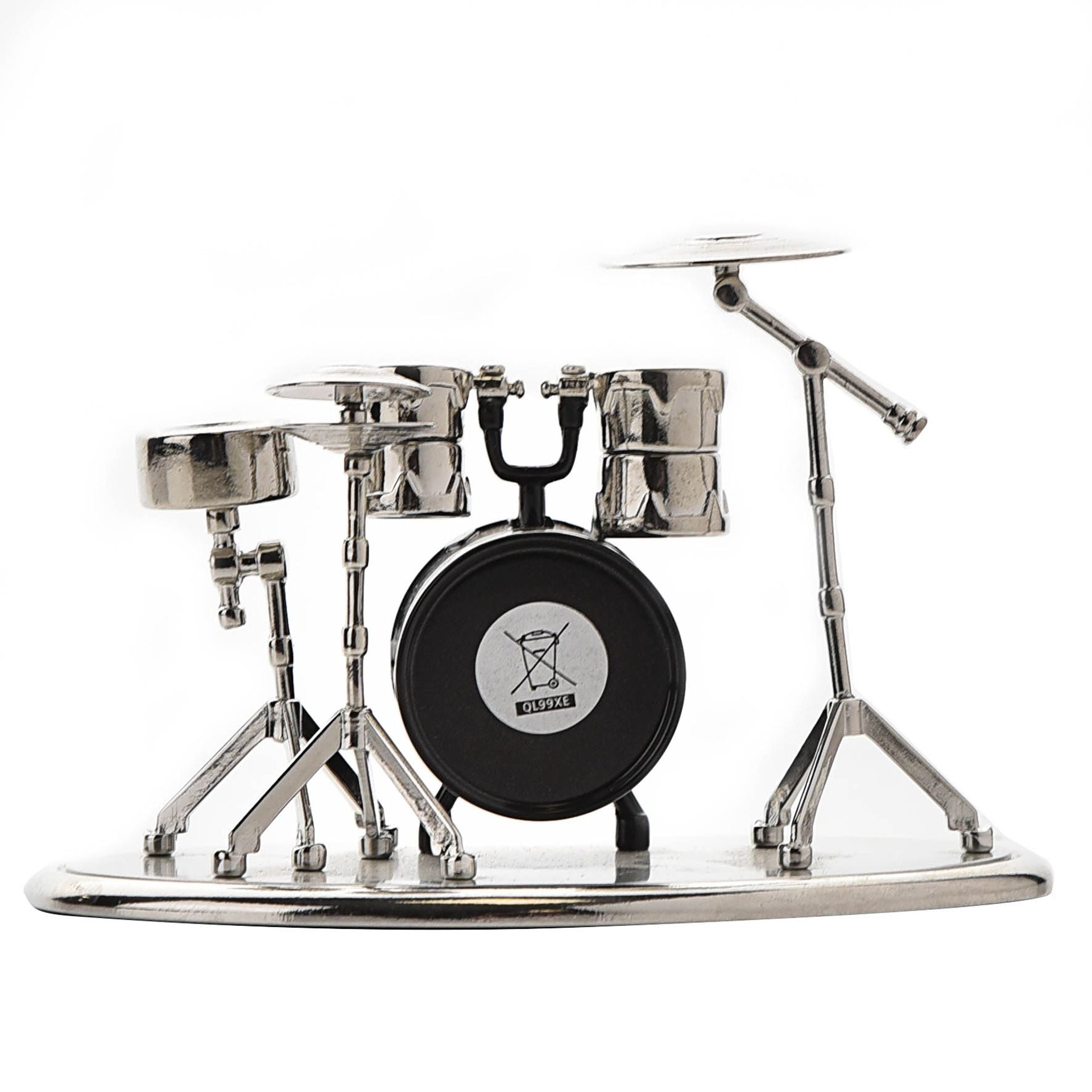 Wm Widdop Miniature Clock - Drum Set