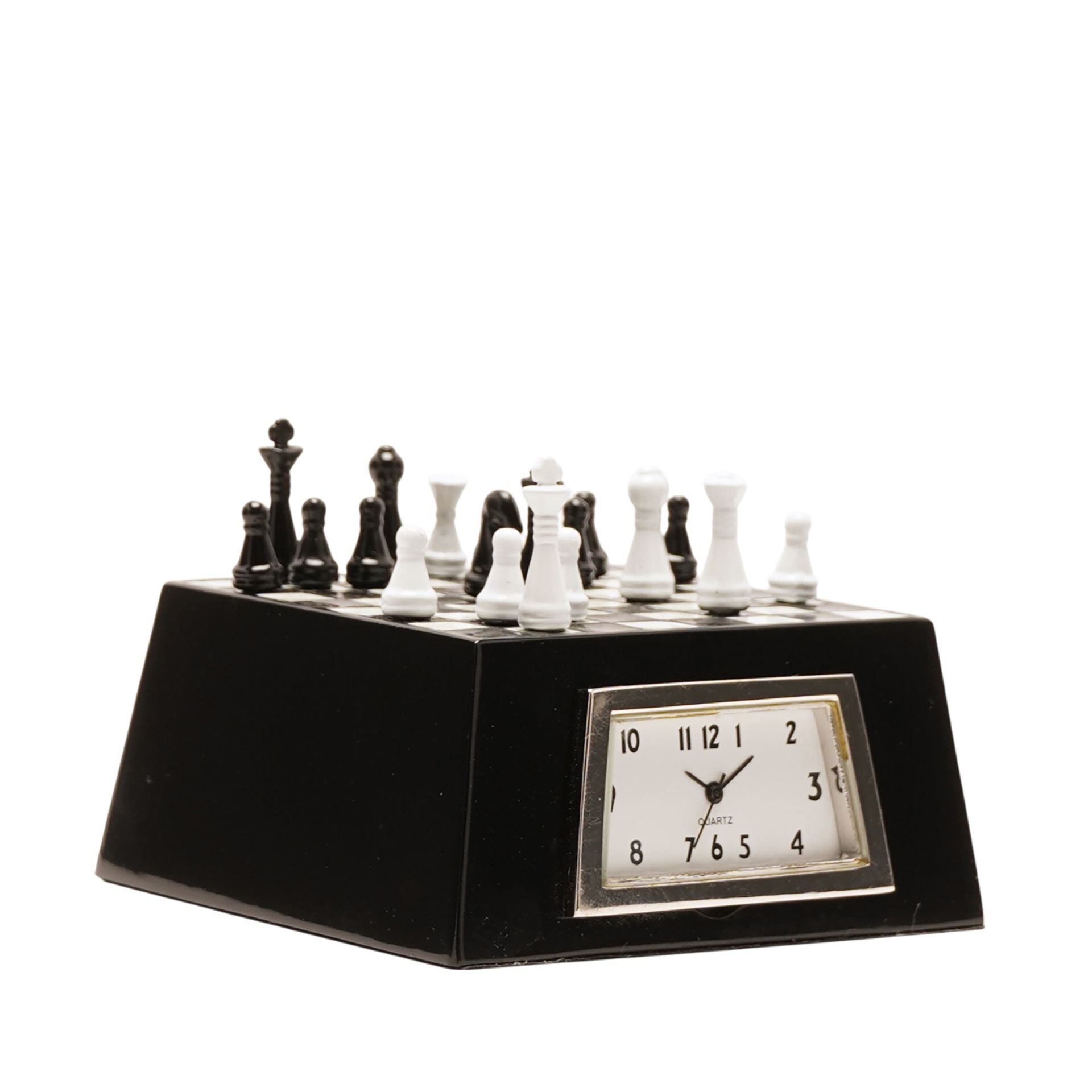 Wm. Widdop Miniature Clock - Chess Board